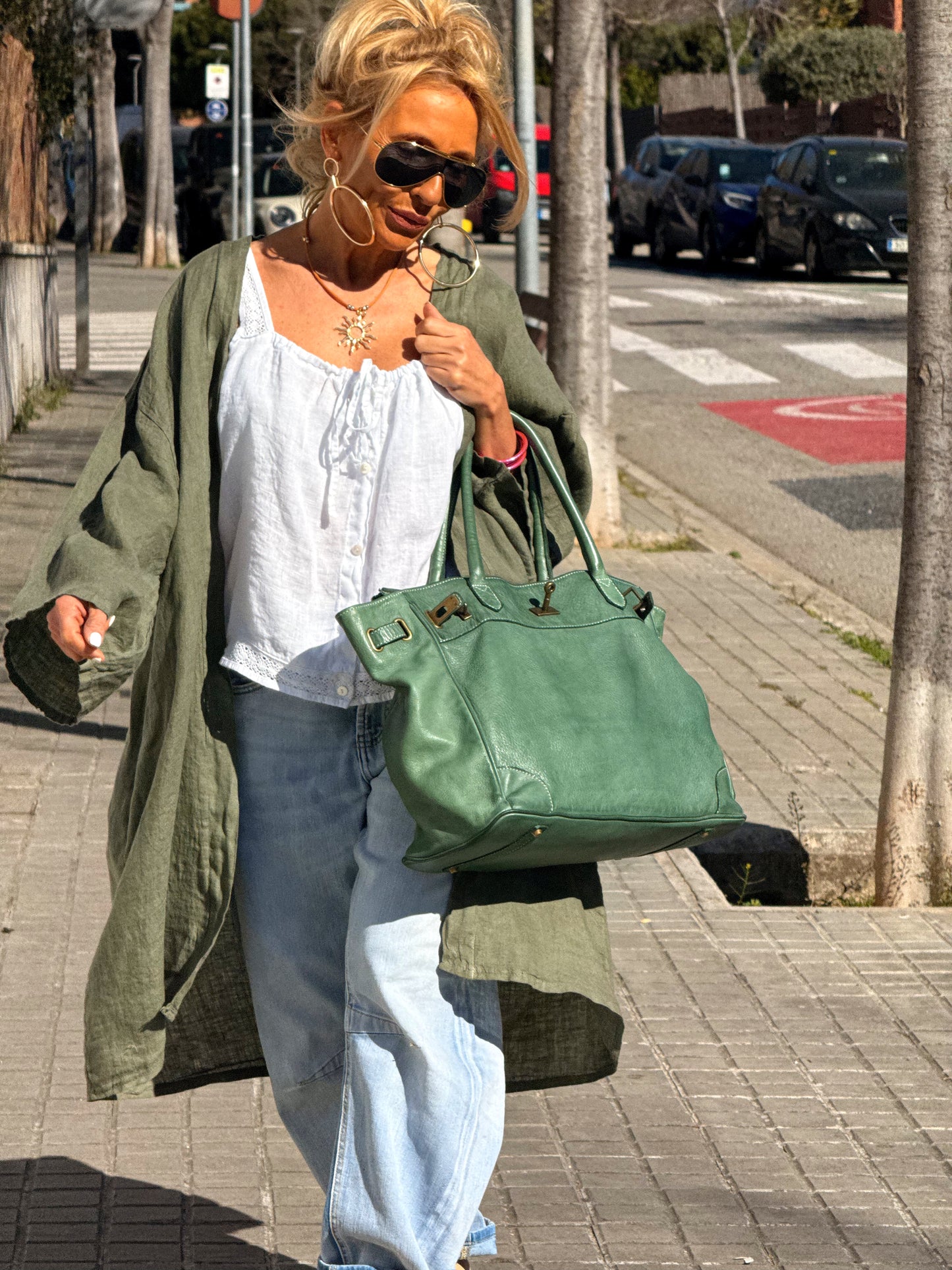 CHAQUETA LINO BETTY MULTICOLOR