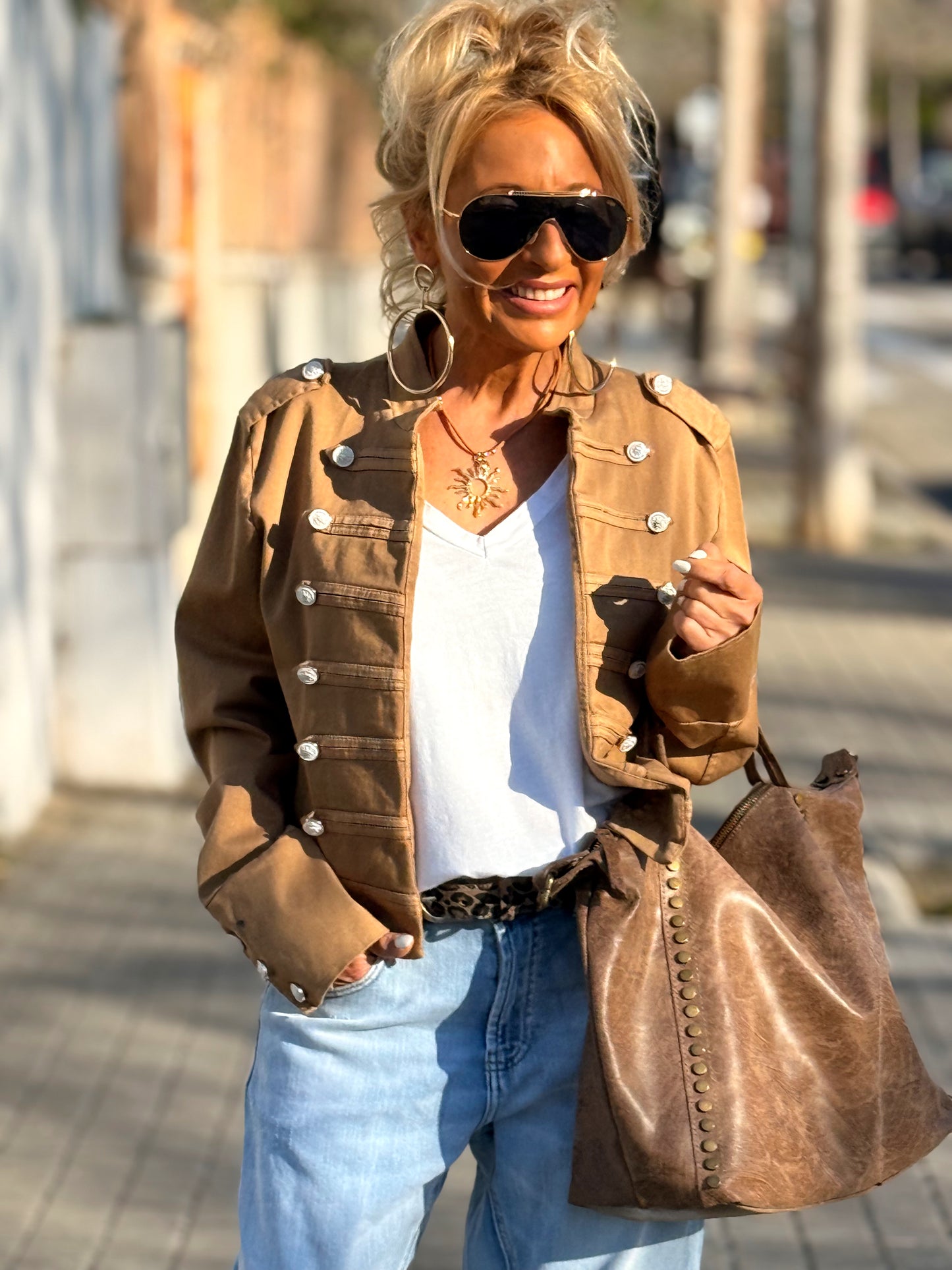 CHAQUETA CORTA COLONIAL MULTICOLOR