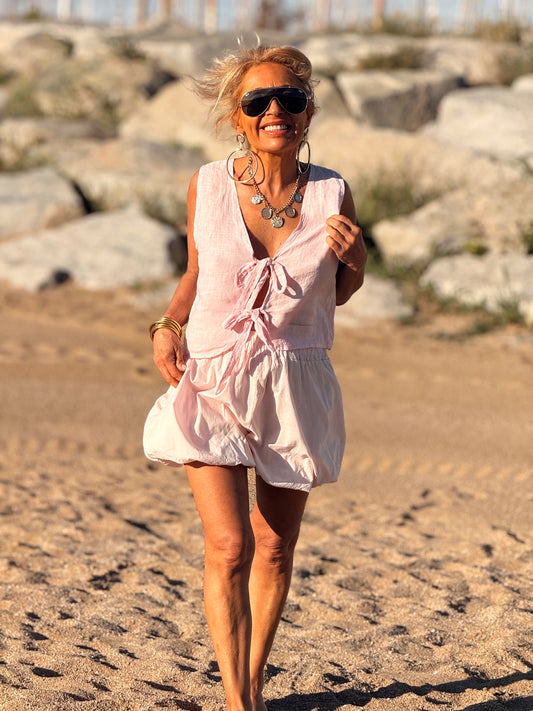 SHORT BOHO MULTICOLOR