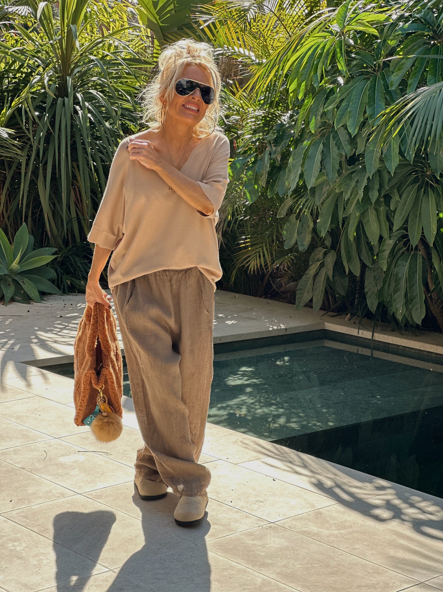 PANTALON OVERSIZE EDEN CAMEL