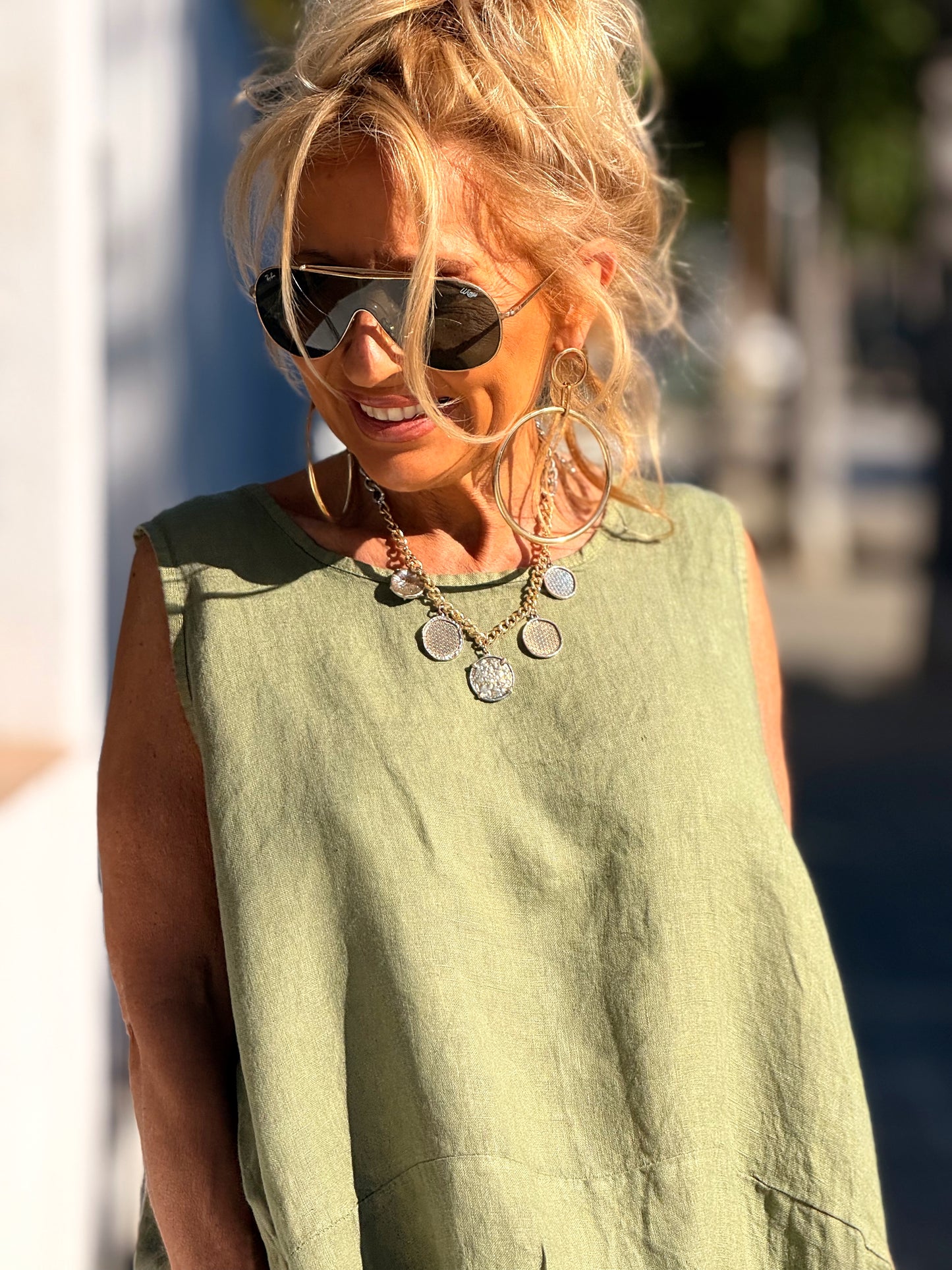 BLUSA LINO ARTHUR MULTICOLOR