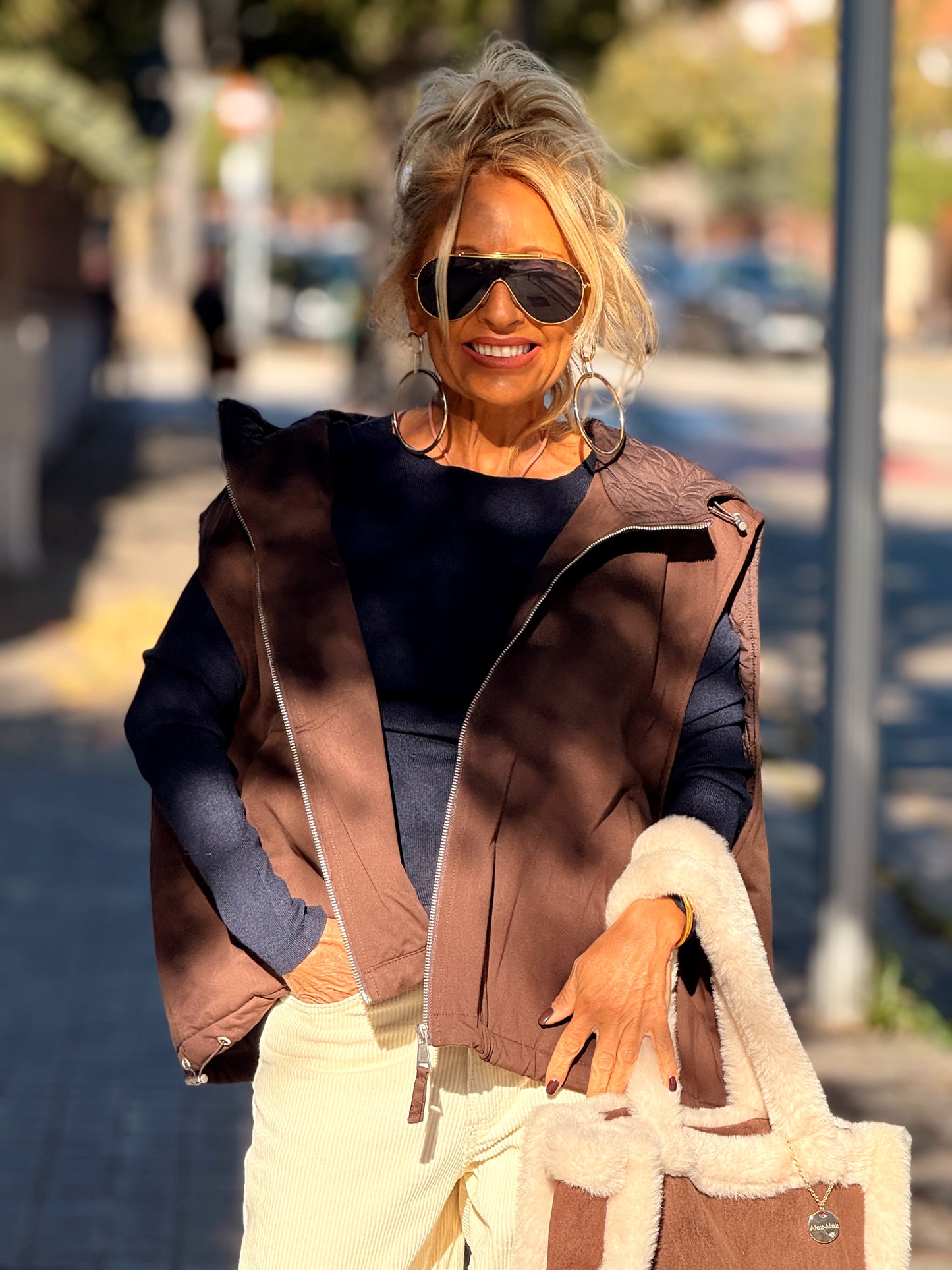 CHALECO SUPER OVERSIZE MARIO MULTICOLOR