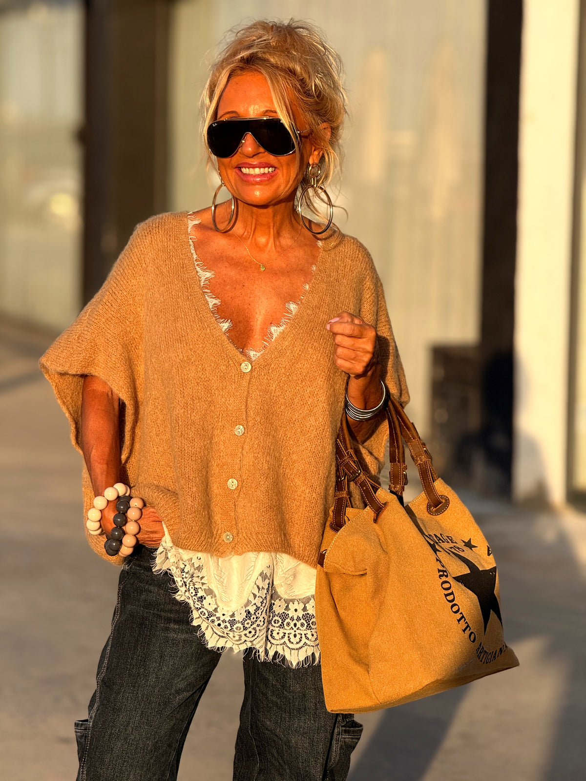 CHALECO OVERSIZE MARIANA MULTICOLOR