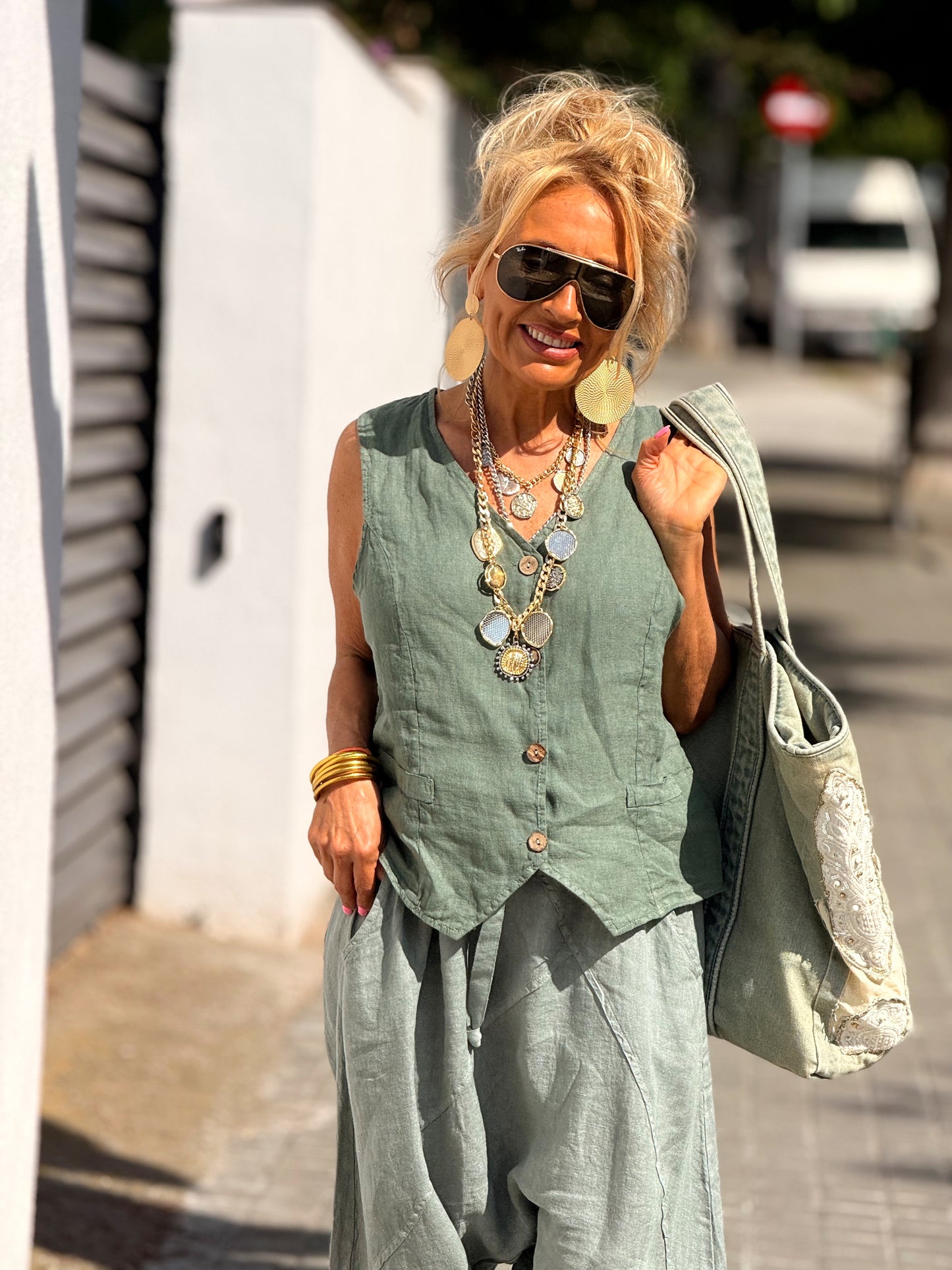 CHALECO ANOUK MULTICOLOR