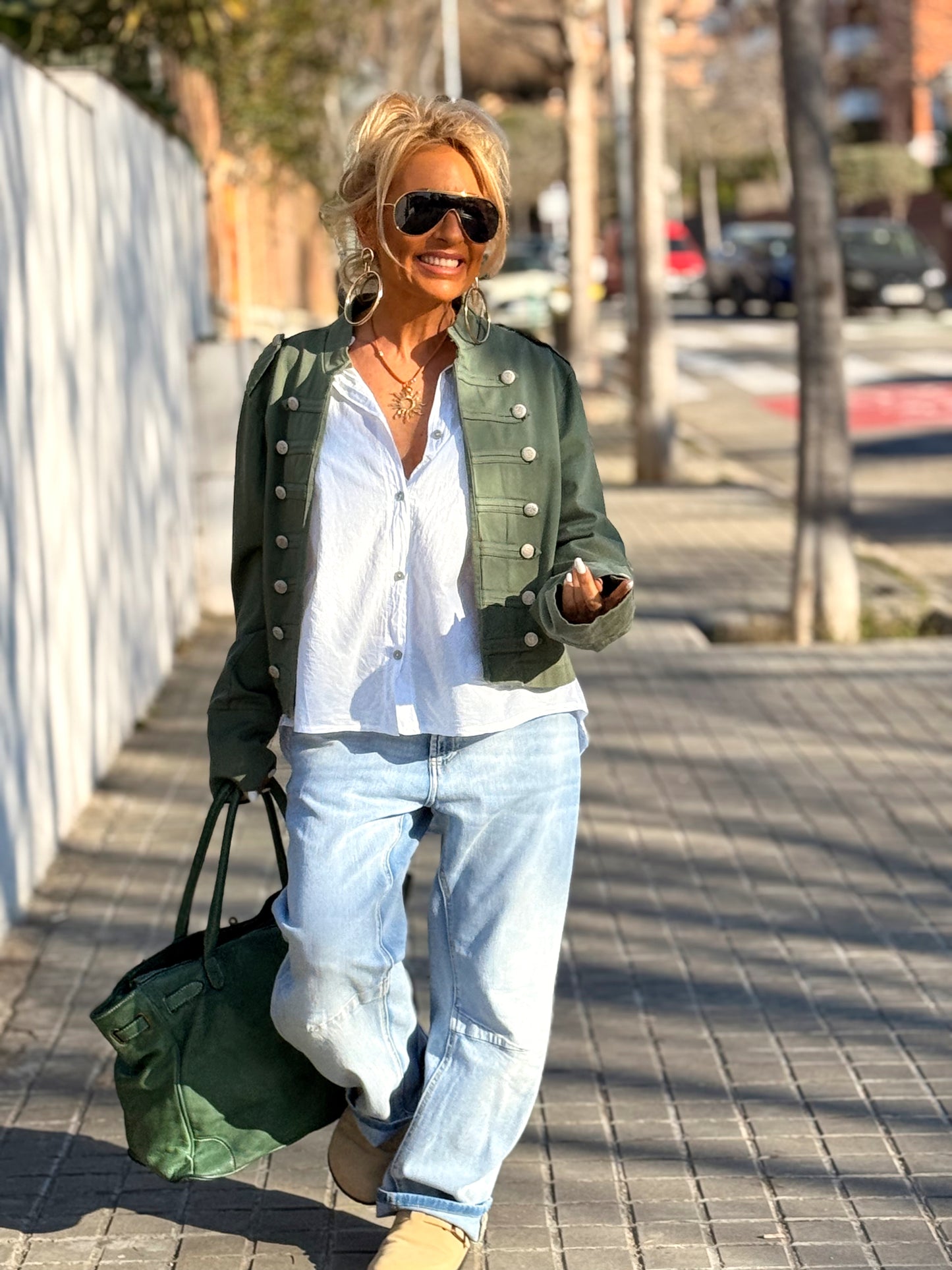 CHAQUETA CORTA COLONIAL MULTICOLOR