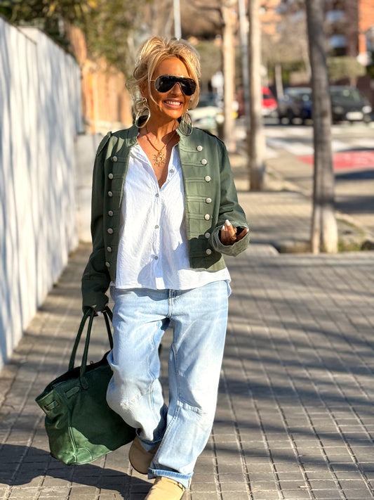 CHAQUETA CORTA COLONIAL MULTICOLOR