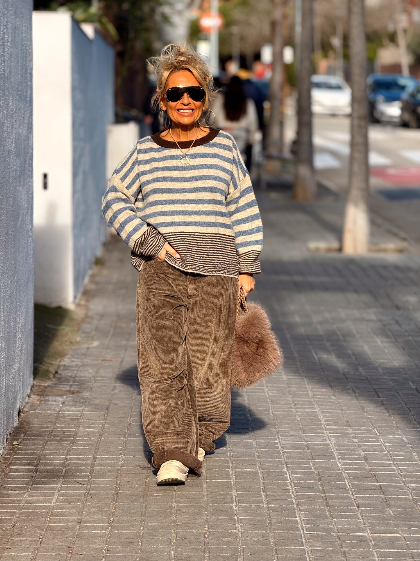 JERSEY DE PUNTO RAYAS LOLA MULTICOLOR