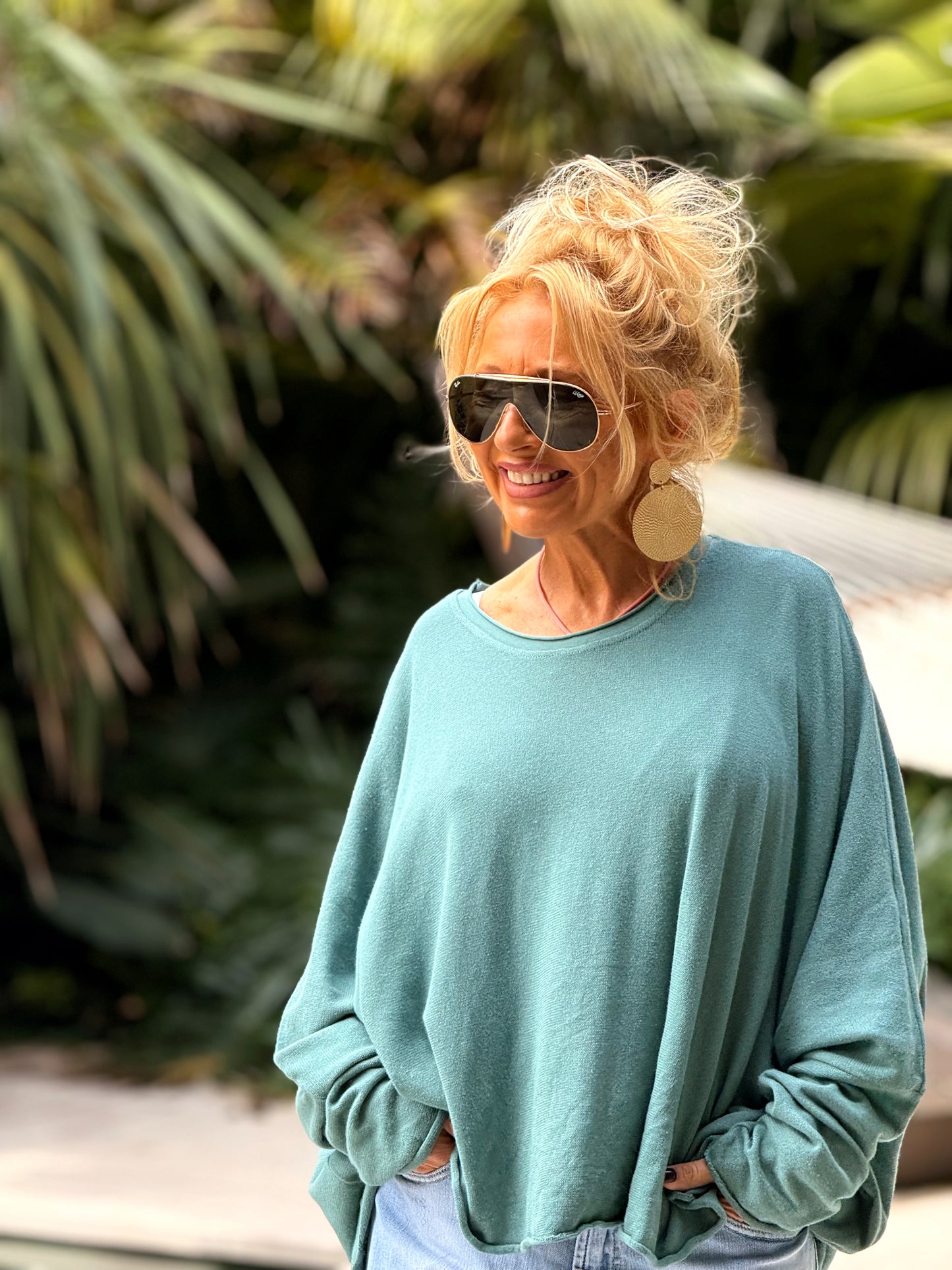 CAMISETA DESGASTADA SUPER OVERSIZE DANI MULTICOLOR