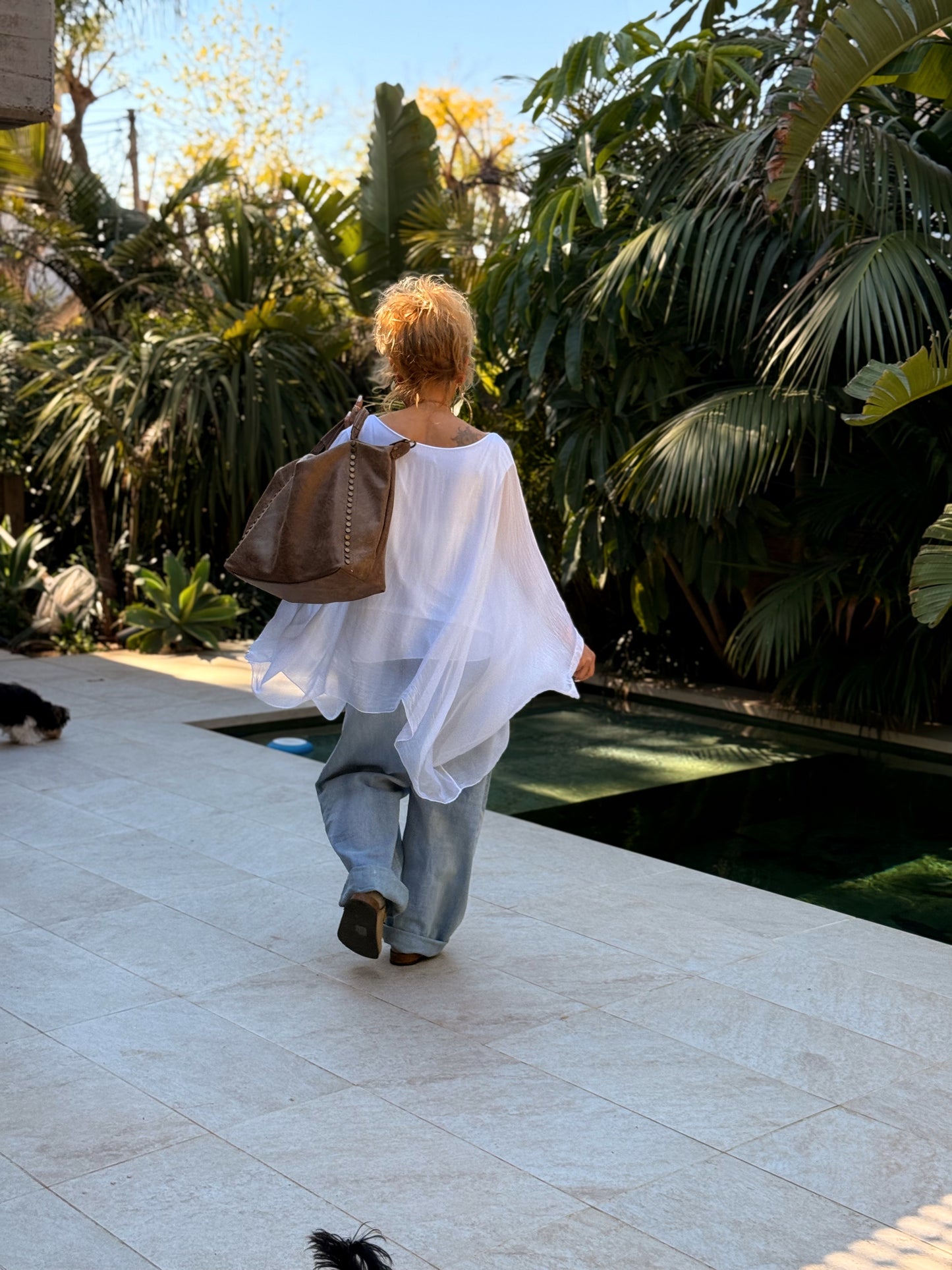 BLUSA CON TOP OVERSIZE ASIMÉTRICA NOA MULTICOLOR