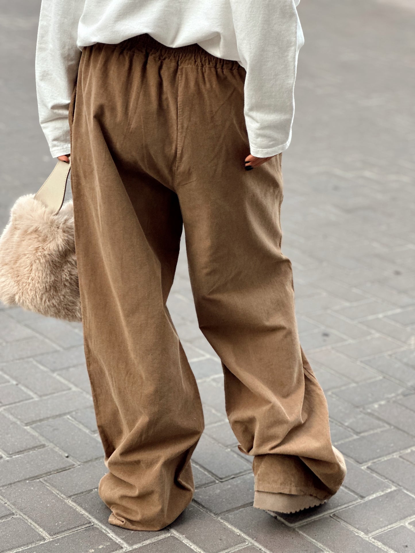 PANTALON PANA HEIKE CAMEL