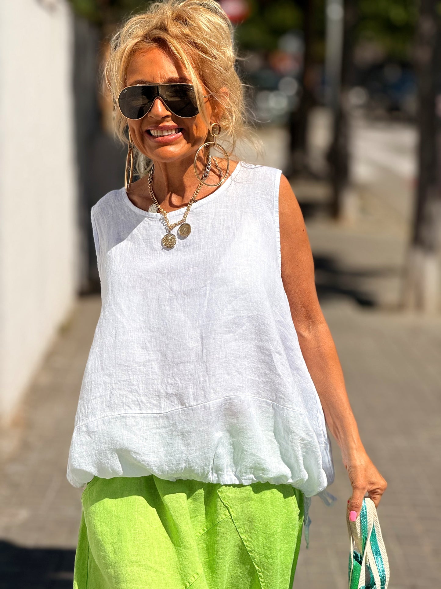 BLUSA LINO ARTHUR MULTICOLOR