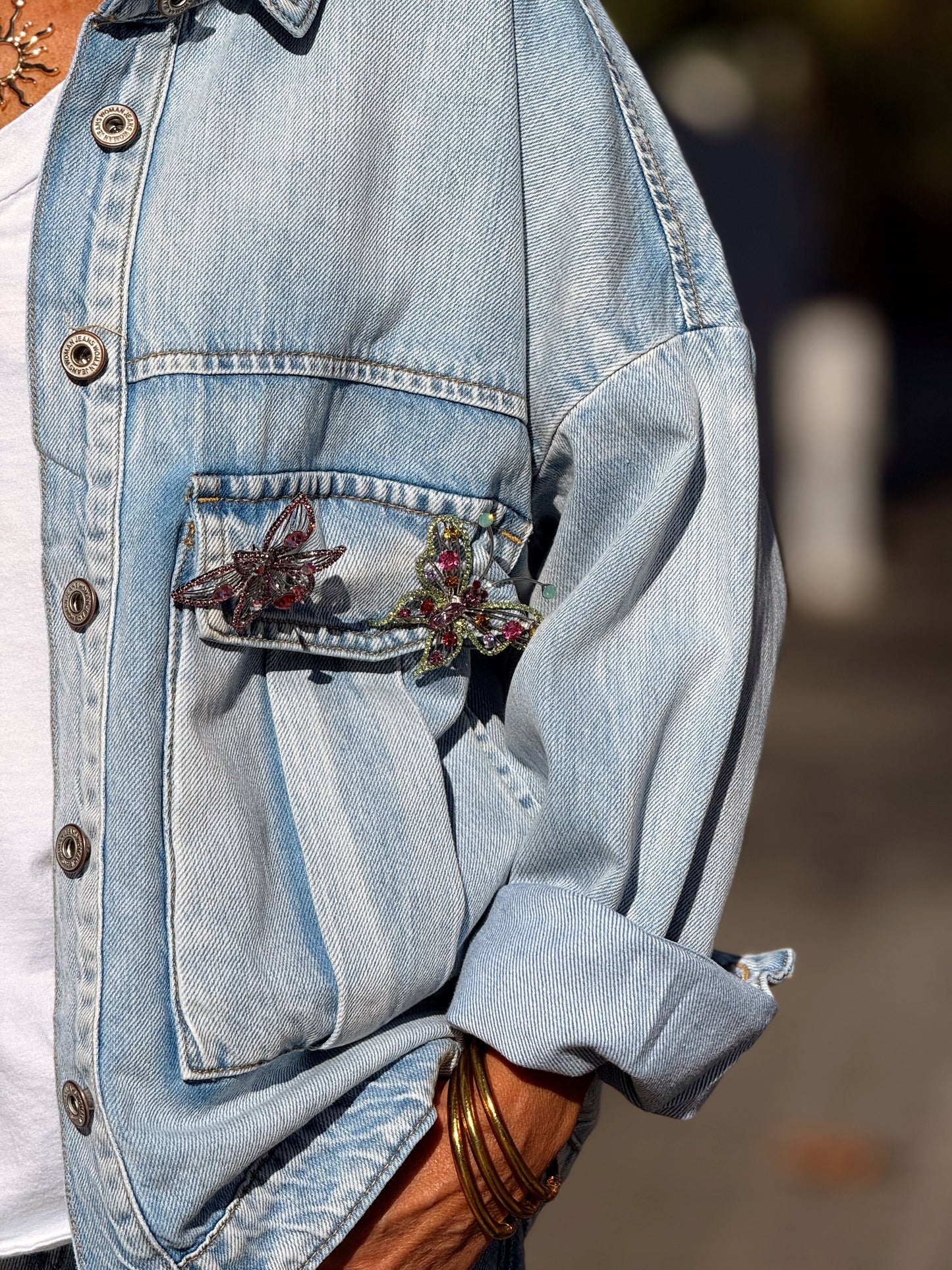 BROCHE MARIPOSA MULTICOLOR