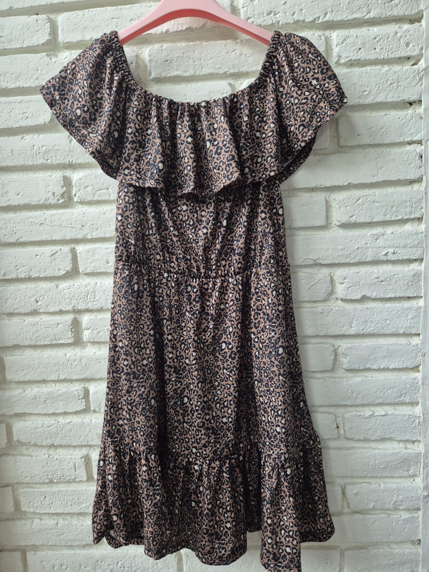 VESTIDO CORTO LEOPARDO