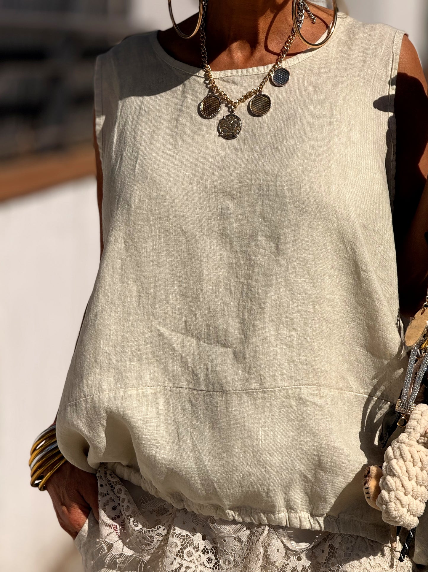 BLUSA LINO ARTHUR MULTICOLOR