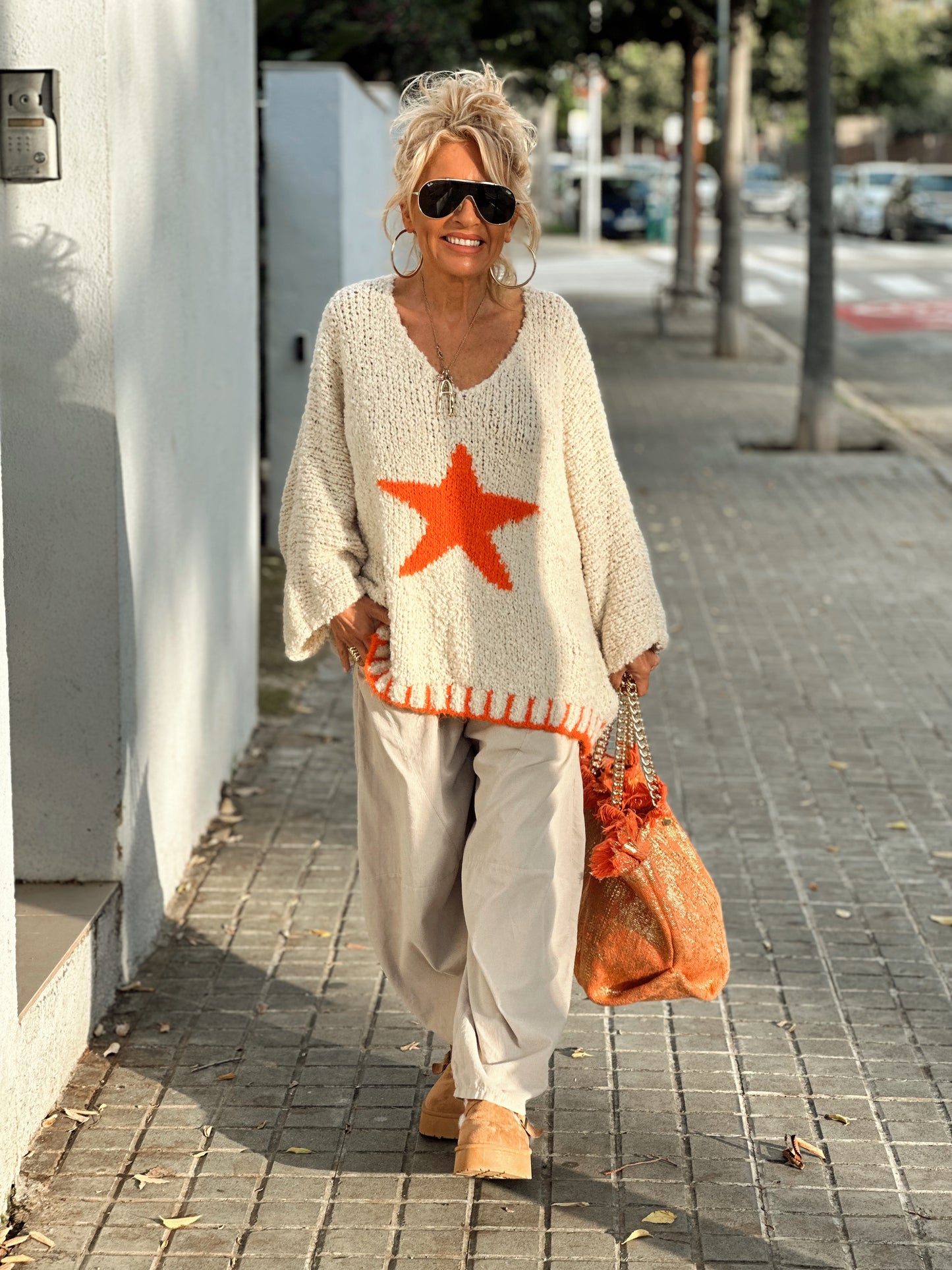 JERSEY DE PUNTO ⭐️ NARANJA