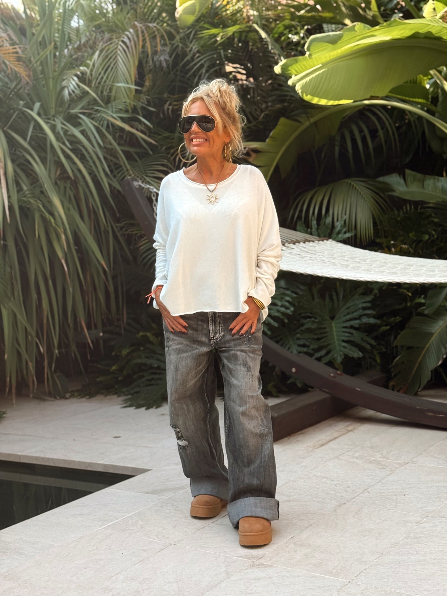 CAMISETA DESGASTADA OVERSIZE DANI MULTICOLOR