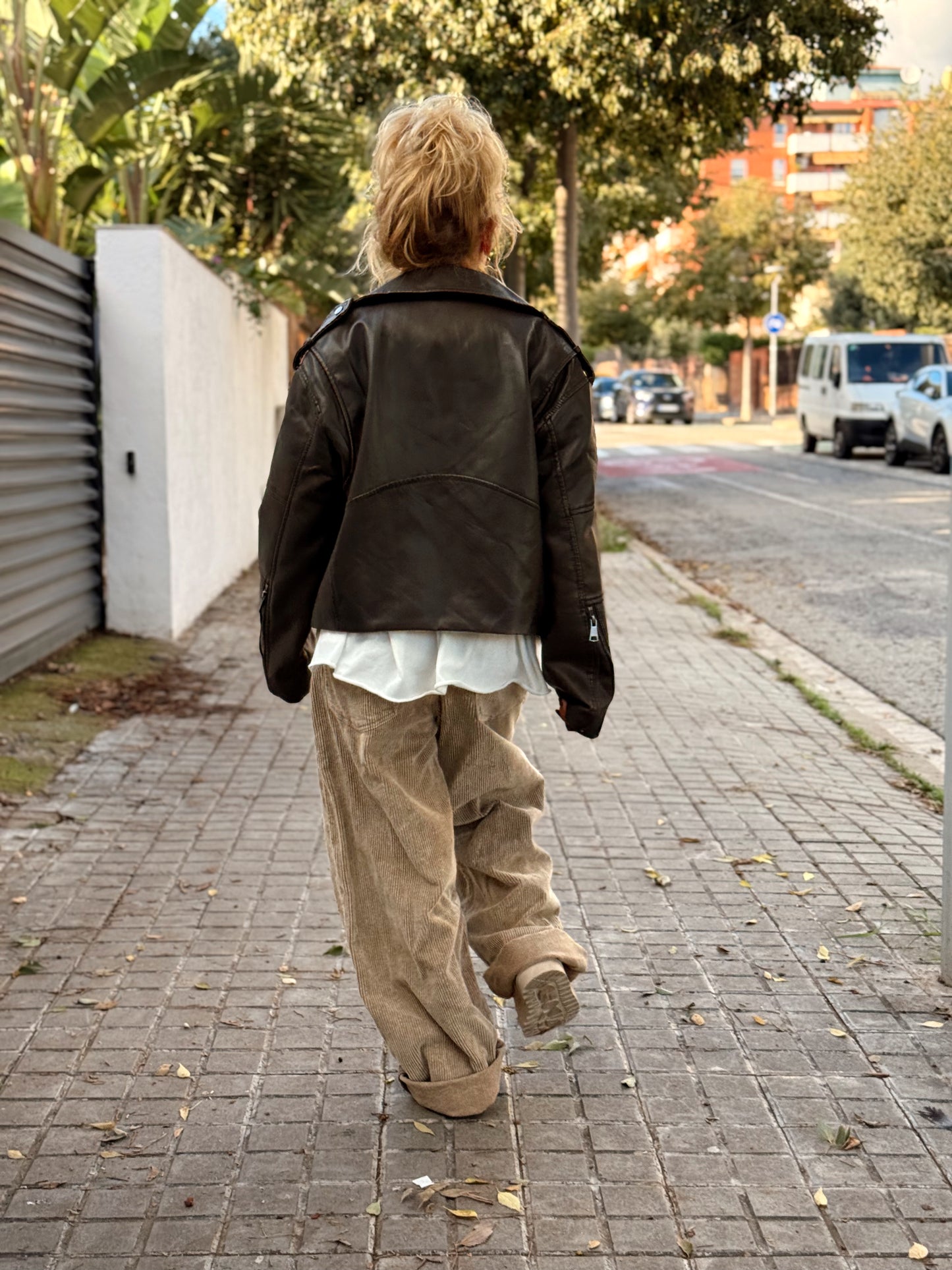 CAZADORA POLIPIEL EVA MARRÓN