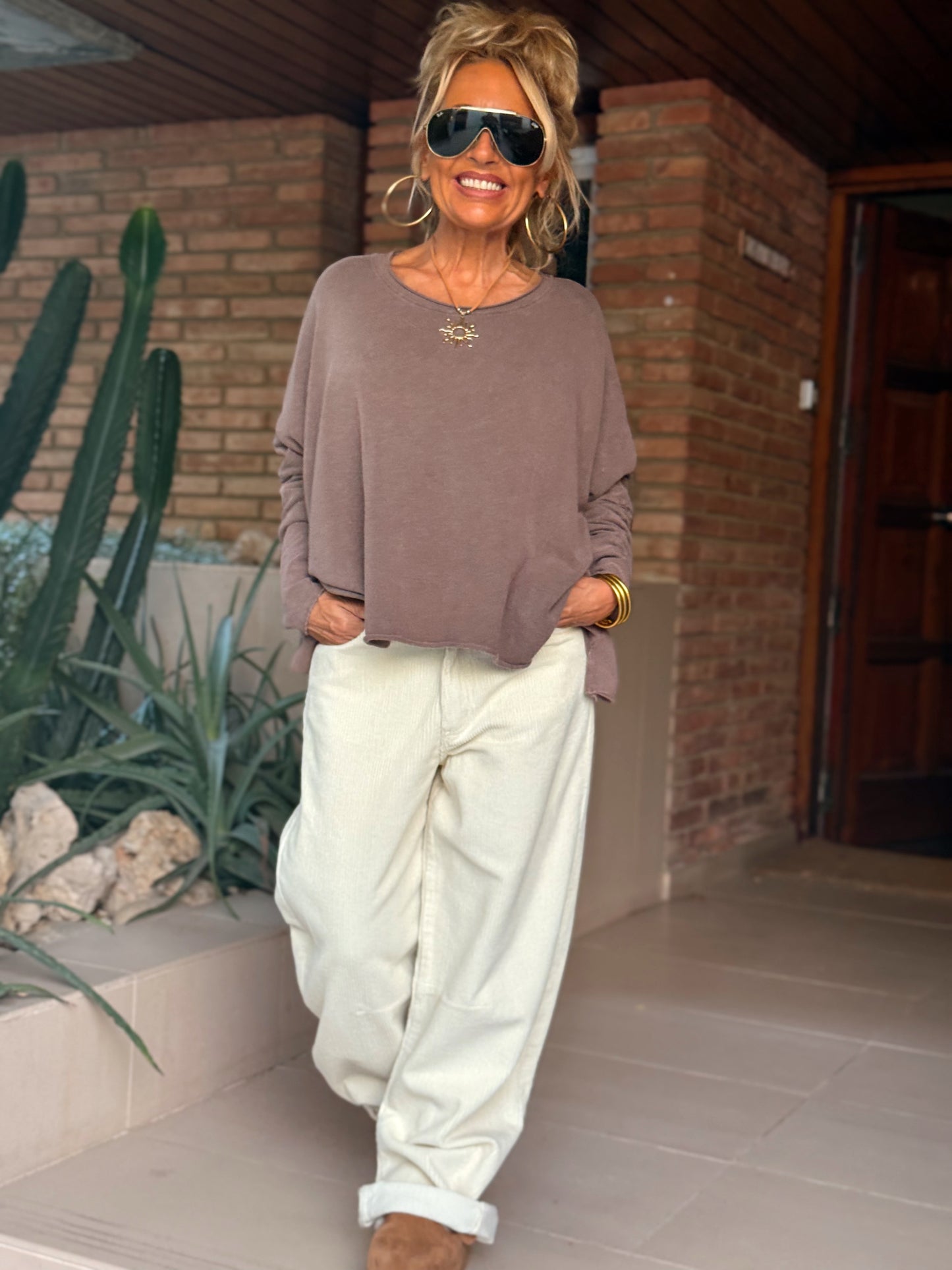 CAMISETA DESGASTADA OVERSIZE DANI MULTICOLOR