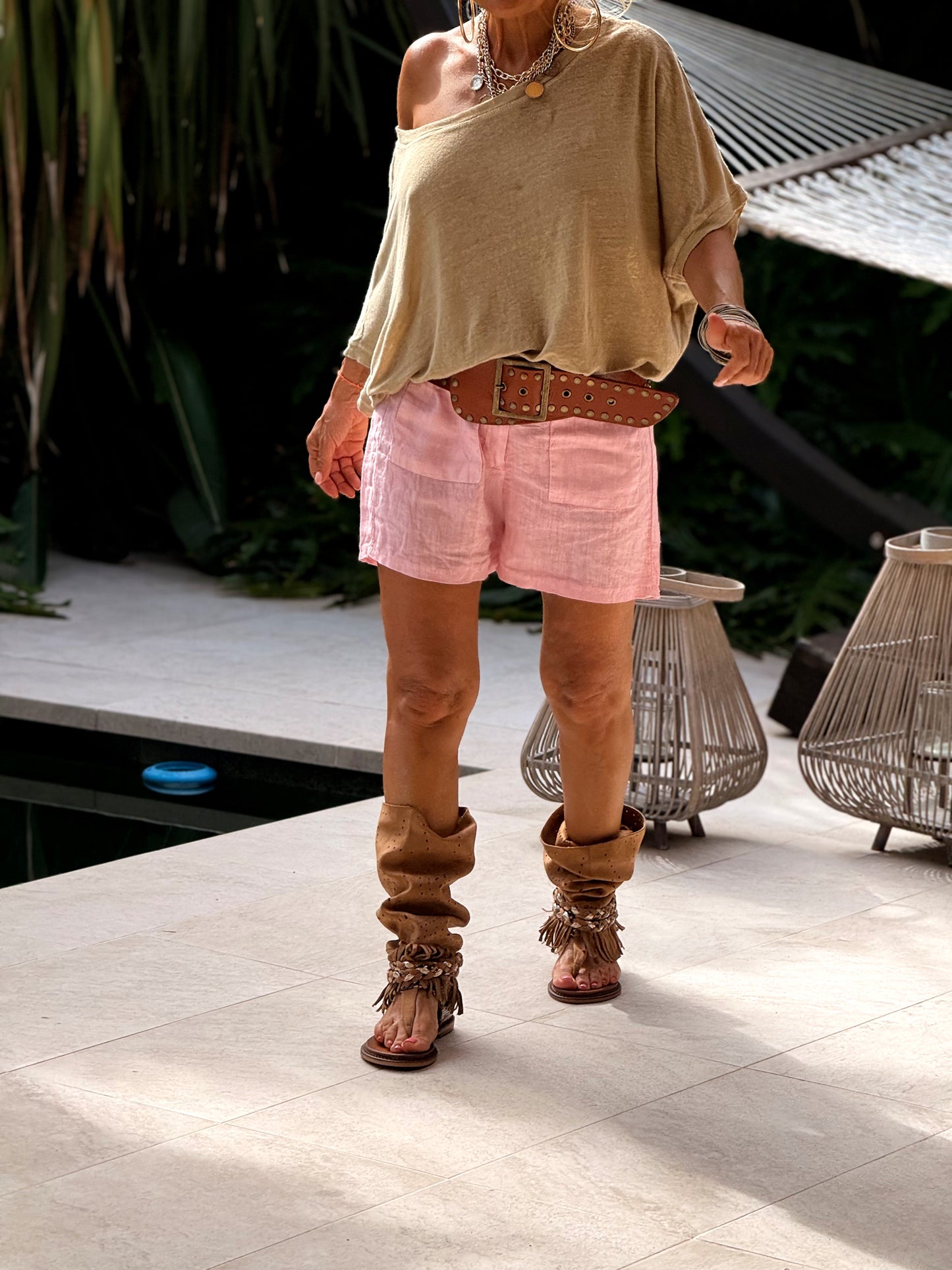 BOTAS-SANDALIAS HIPPIE BOHO MULTICOLOR