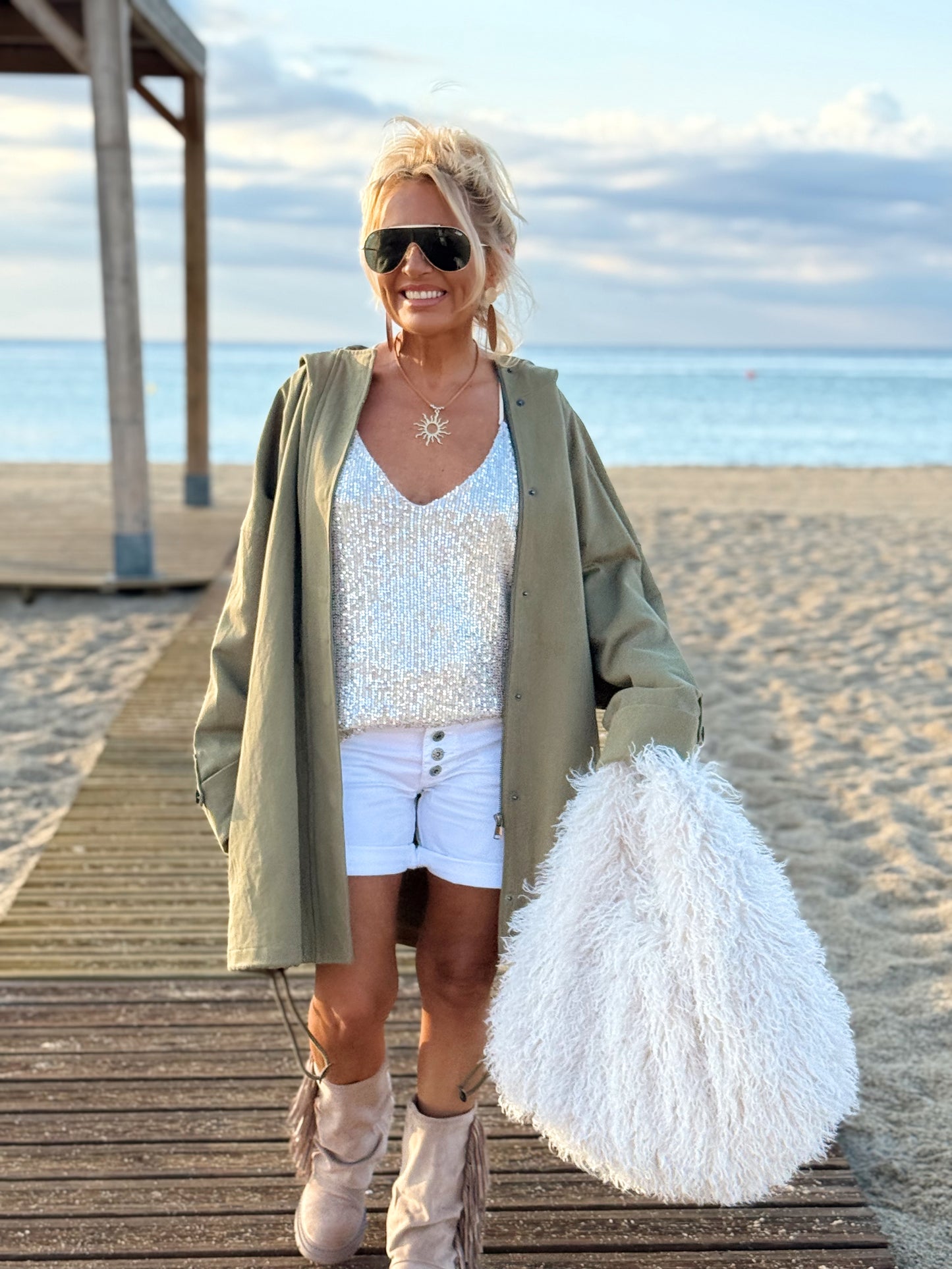 PARKA OVERSIZE SOFIA MULTICOLOR