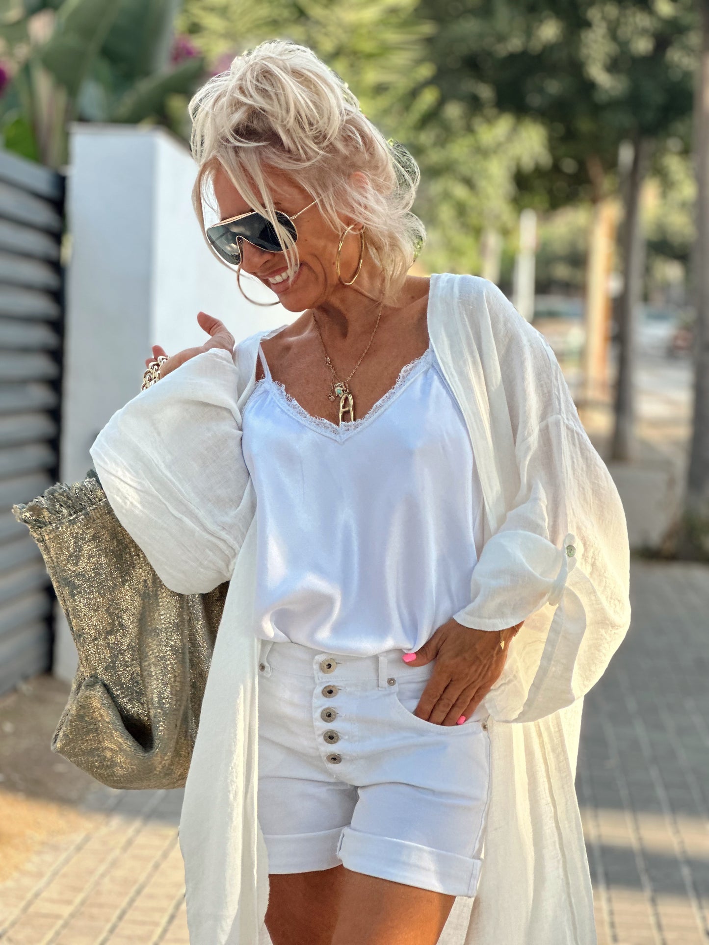 CHAQUETA LINO BETTY MULTICOLOR