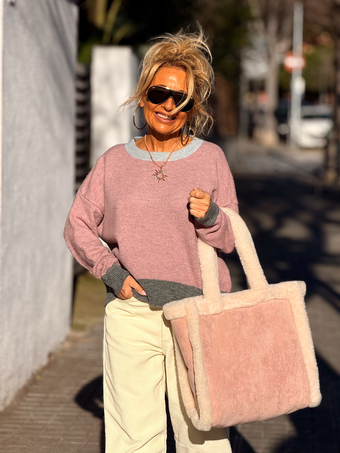 JERSEY DE PUNTO BEATRIZ MULTICOLOR