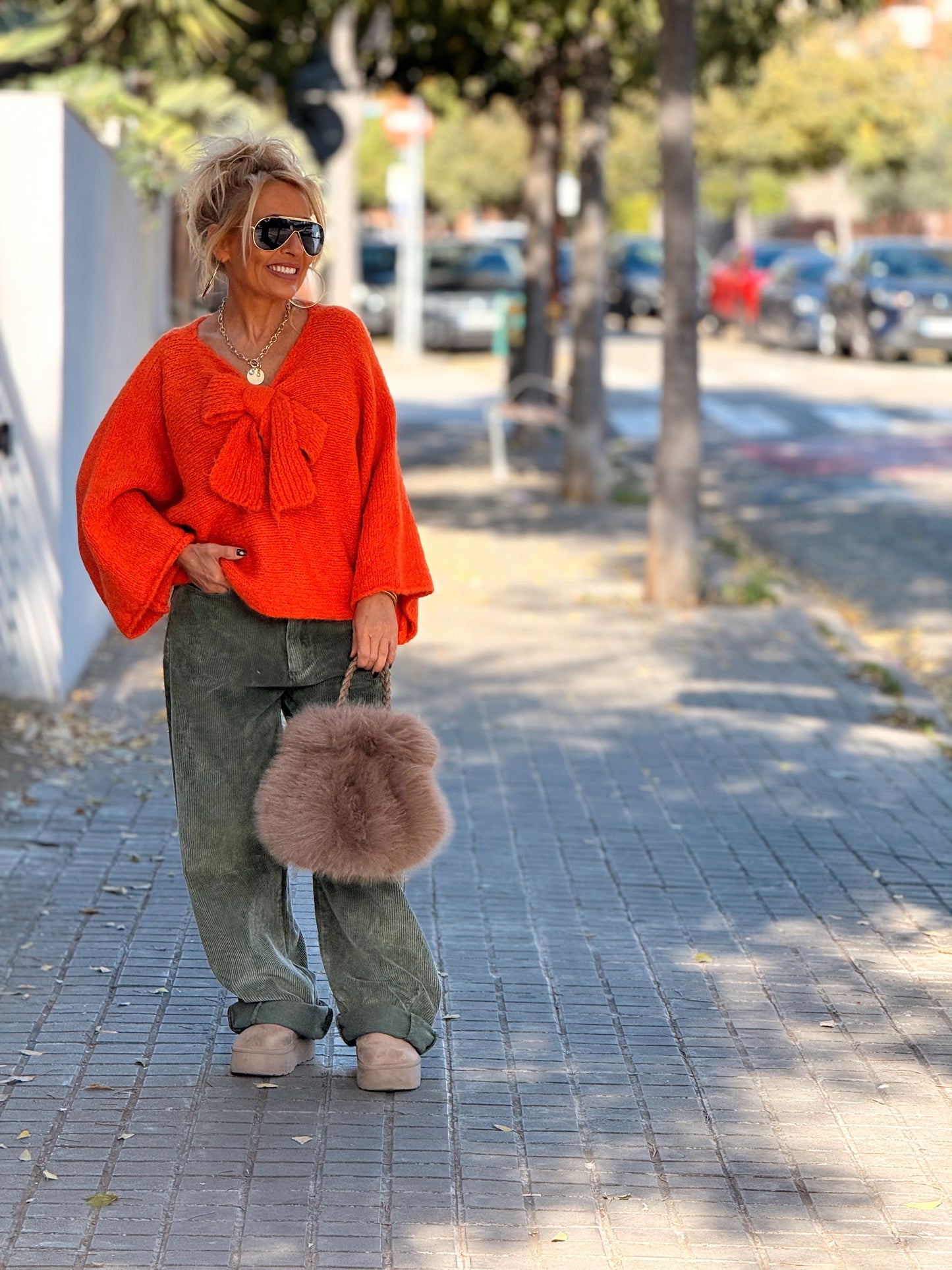 JERSEY CON LAZO MULTICOLOR