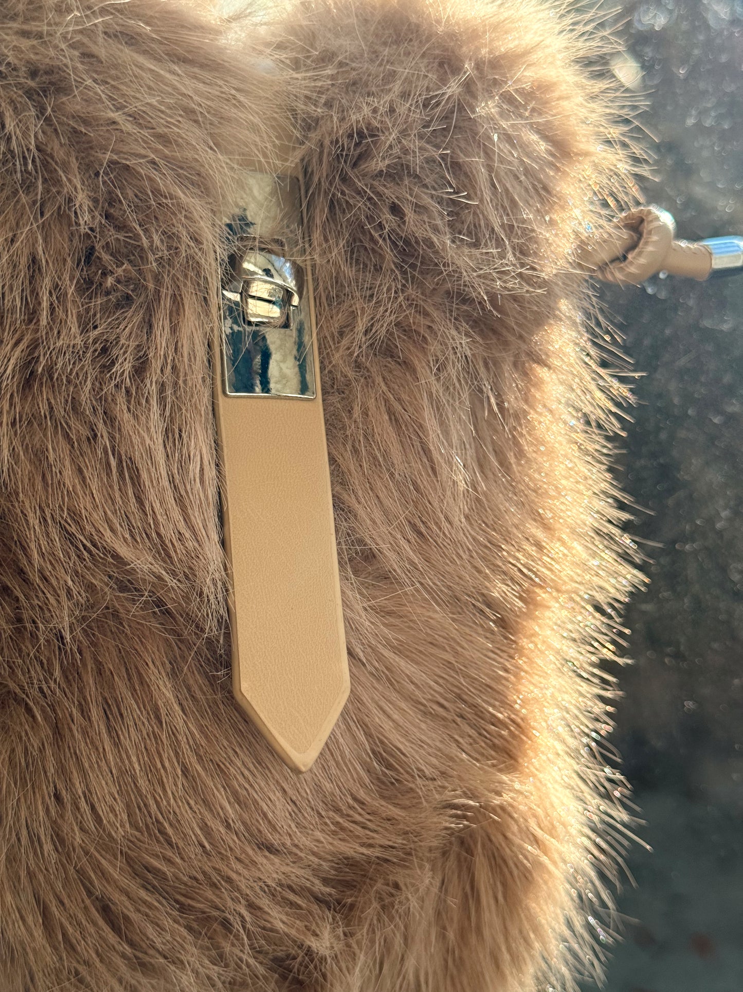 BOLSILLO DE OMBRO PELO SINTÉTICO MULTICOLOR