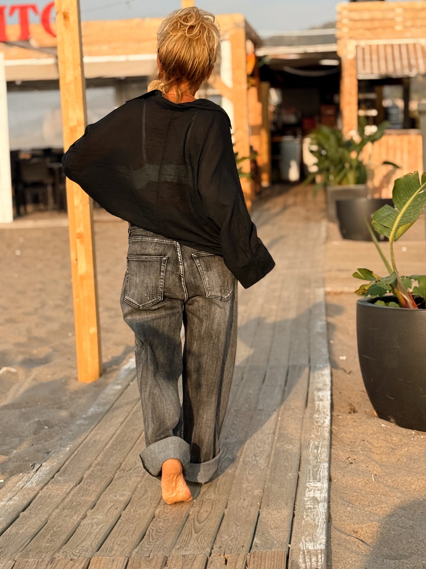 JEANS VAQUEROS JADE GRIS