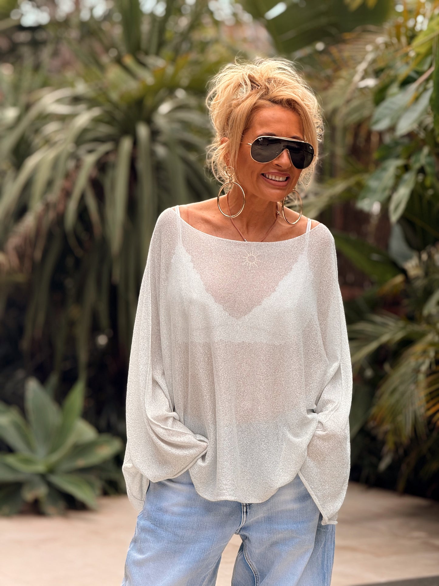 JERSEY BRILLANTE SUPER OVERSIZE ARLETTE MULTICOLOR