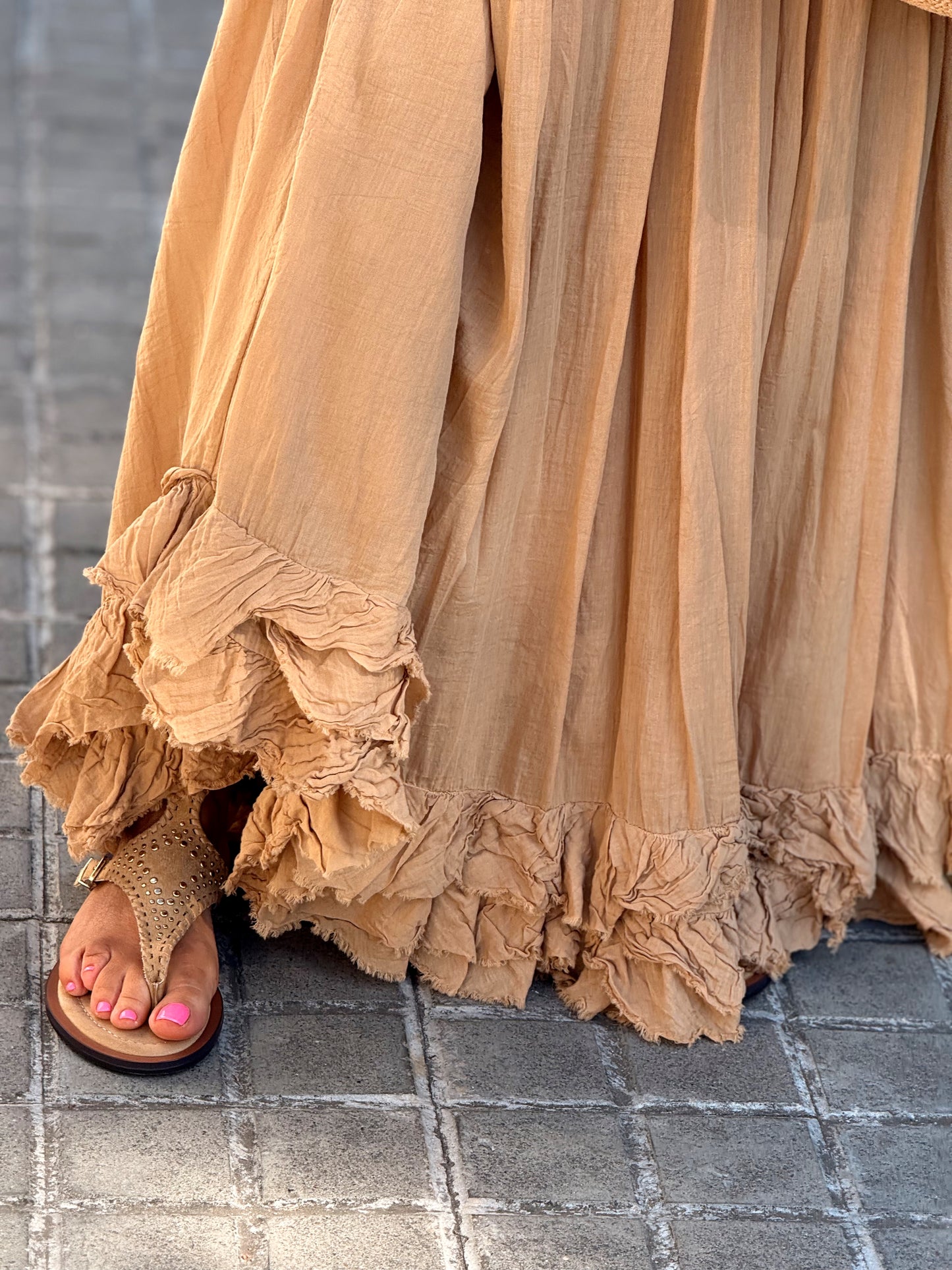 VESTIDO BOHO MULTICOLOR