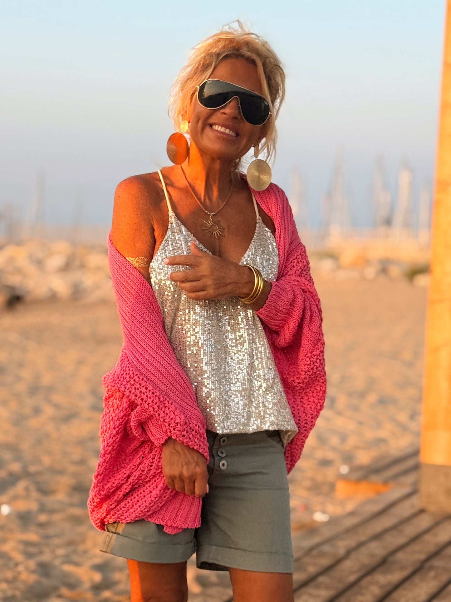 CHAQUETA AGUJERO SABINE MULTICOLOR