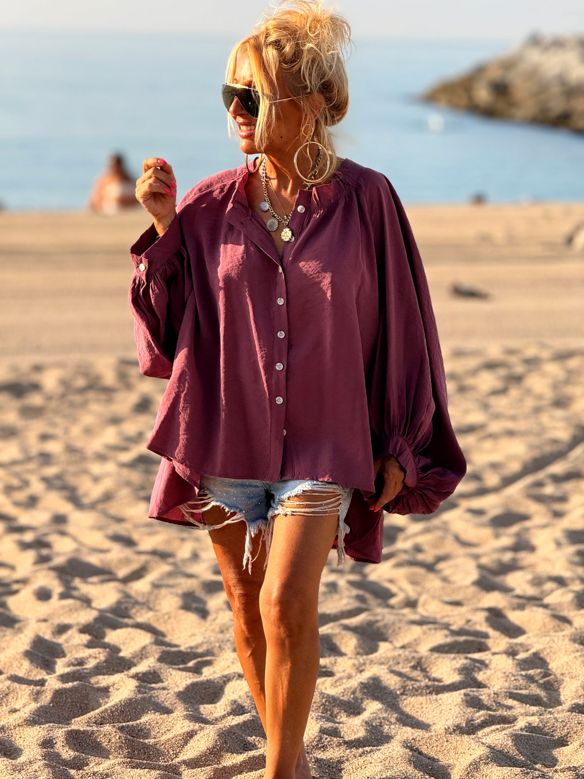 CAMISA ASIMÉTRICA OVERSIZE DAVID MULTICOLOR