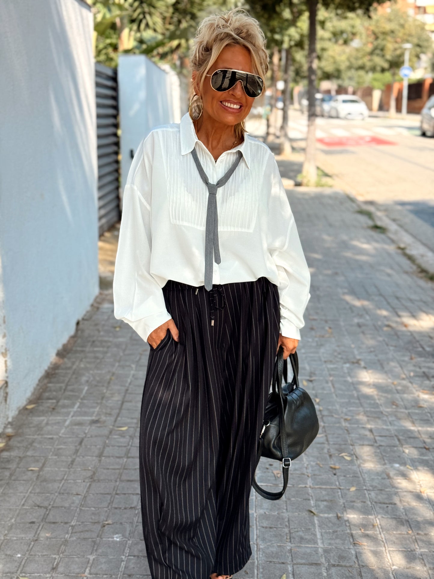 PANTALON OVERSIZE RAYAS MULTICOLOR