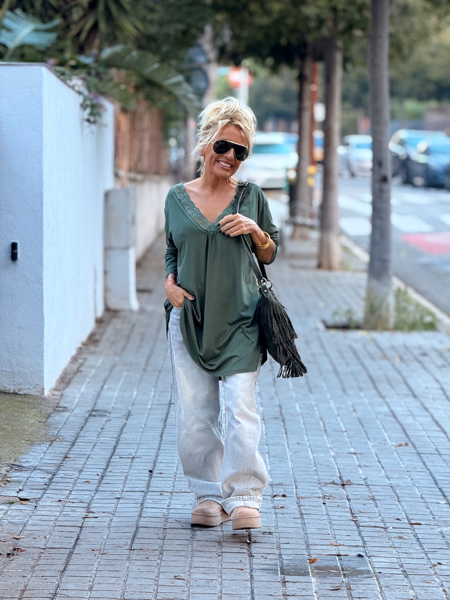 CAMISETA LENCERO SUPER OVERSIZE ESTHER MULTICOLOR