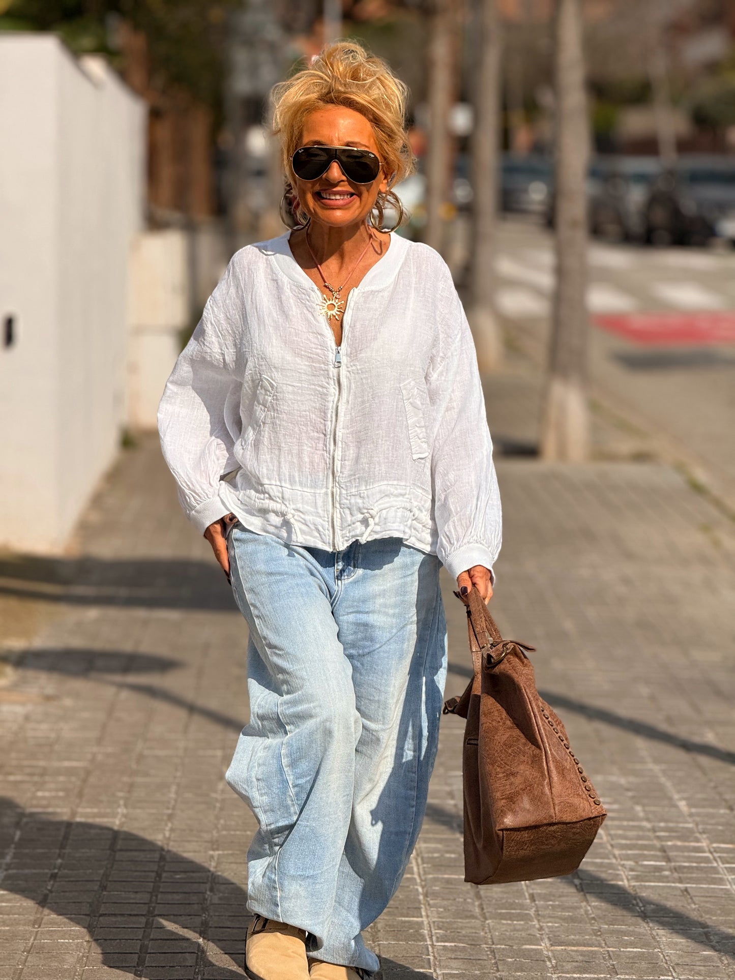 BOMBER LINO CAMILLE MULTICOLOR