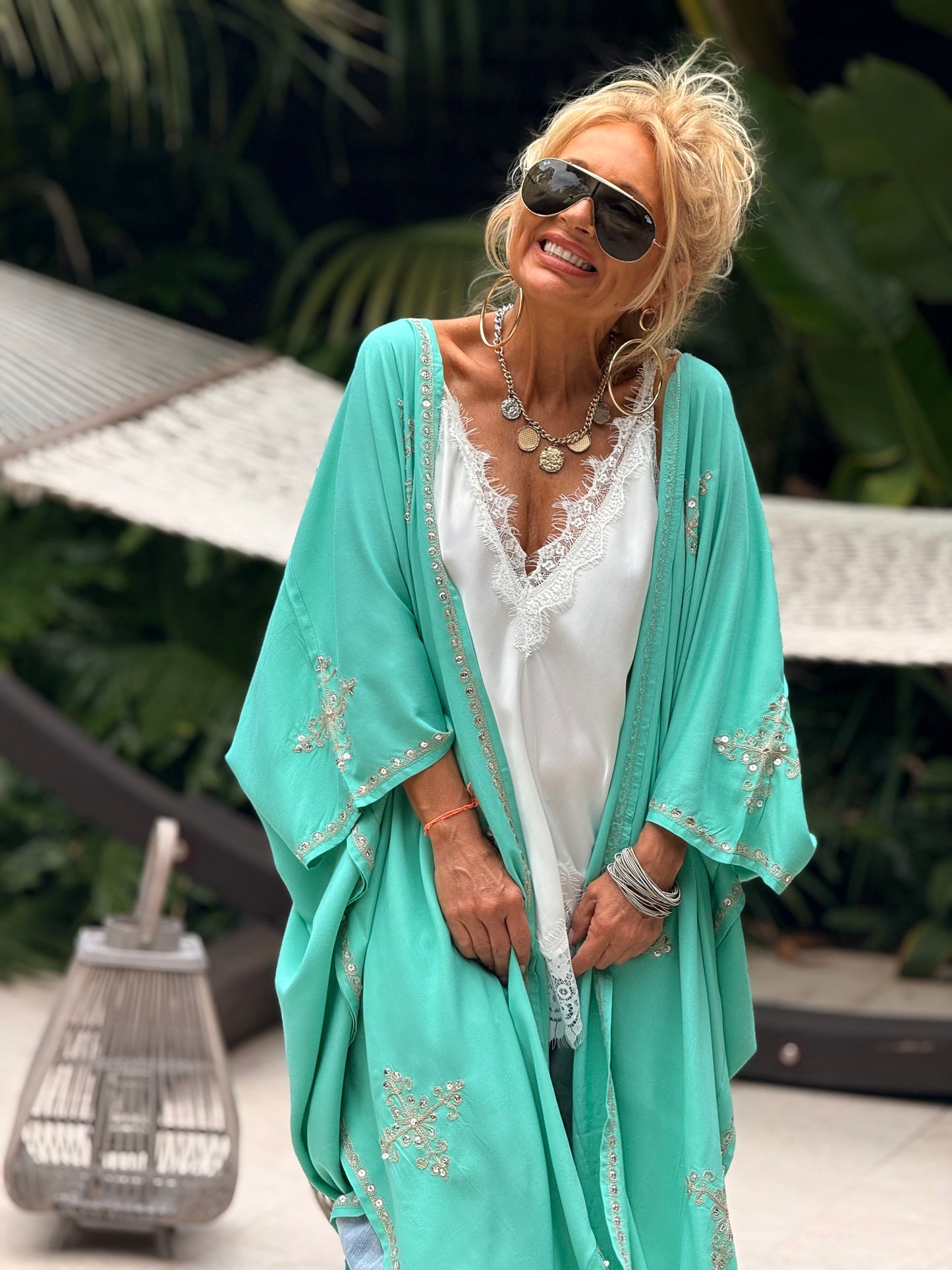 KIMONO SUPER OVERSIZE MENORCA MULTICOLOR