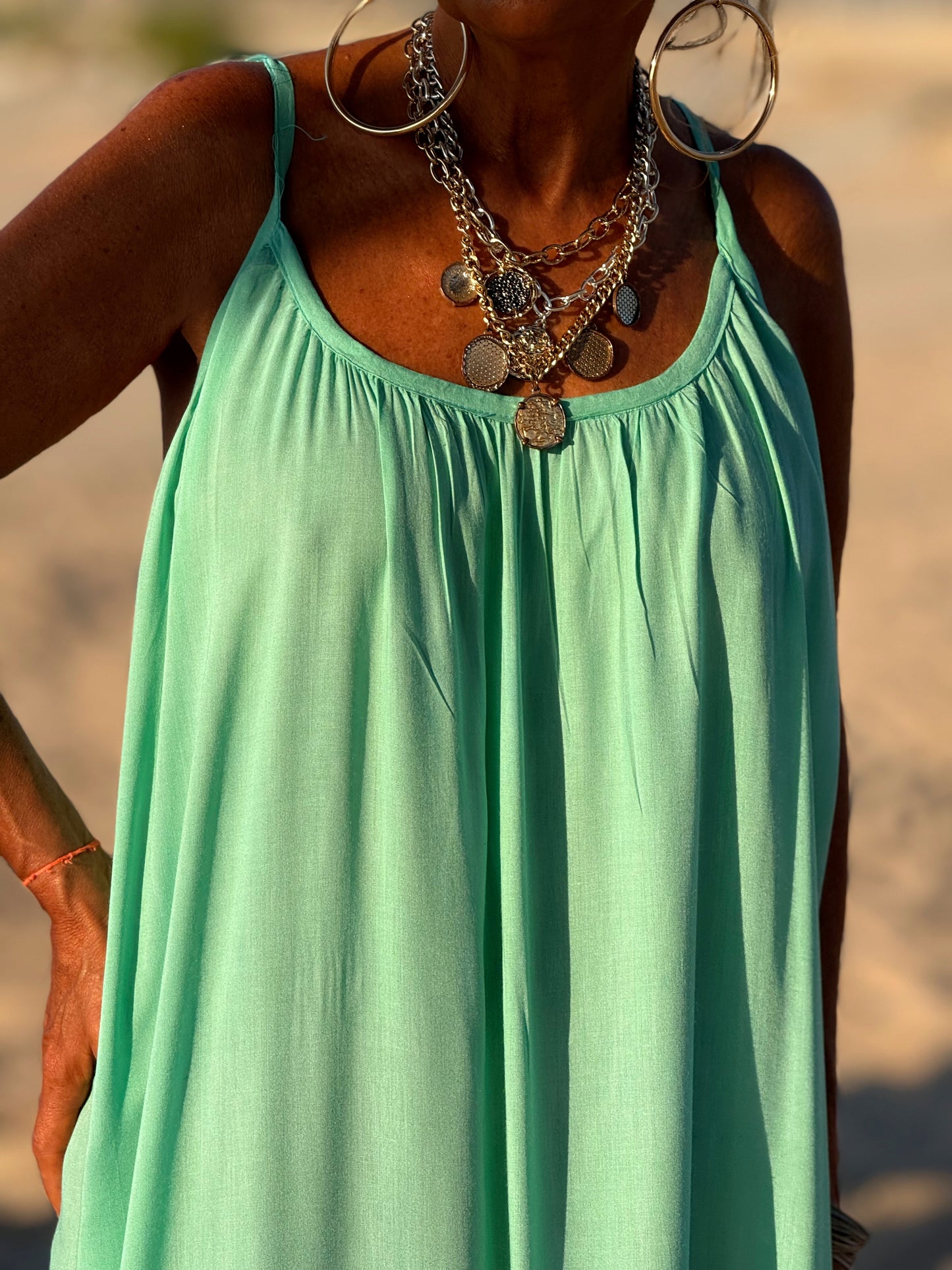 VESTIDO TIRANTE TYE&DYE MULTICOLOR