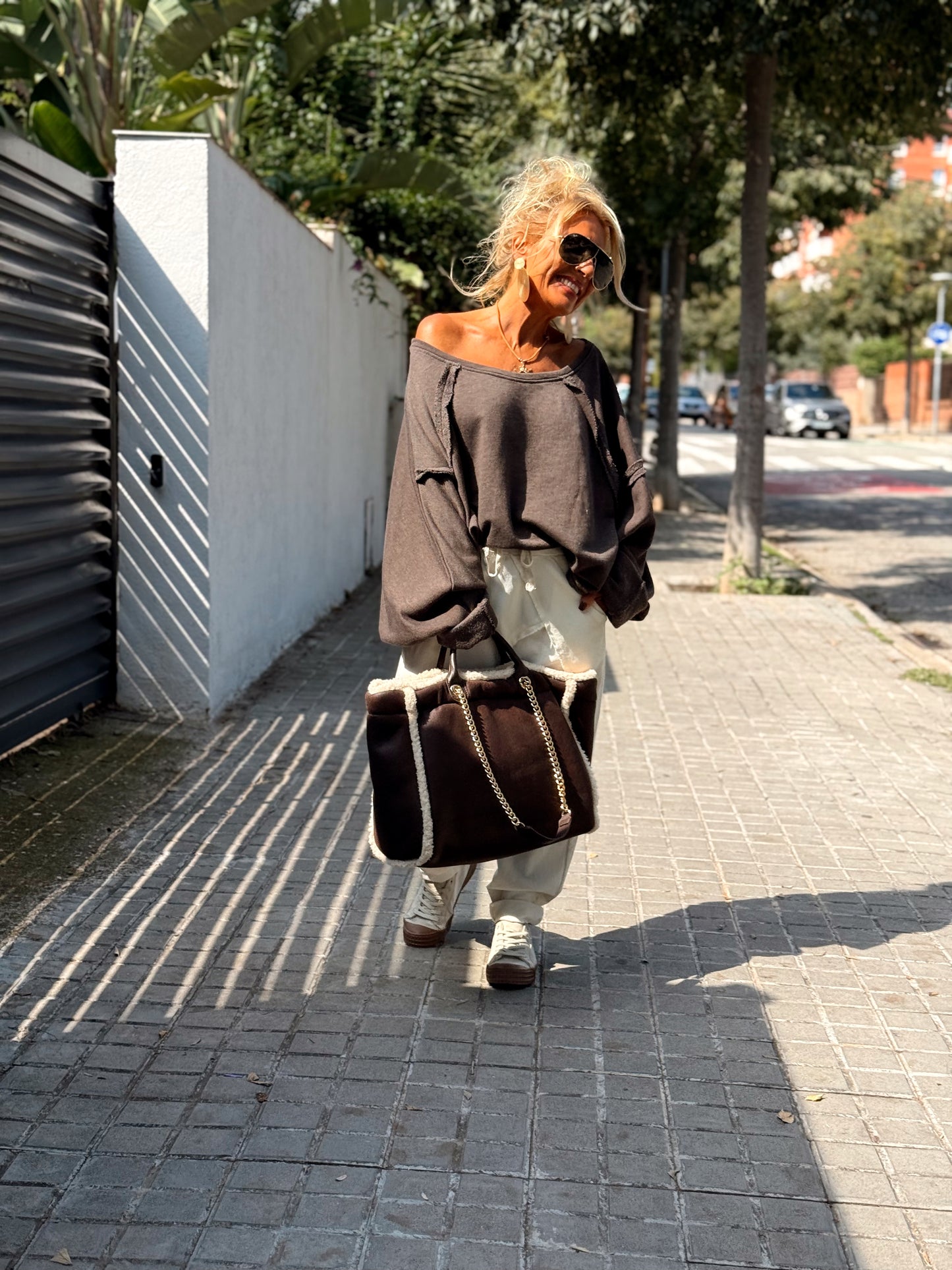 SUDADERA OVERSIZE MAELIS MULTICOLOR