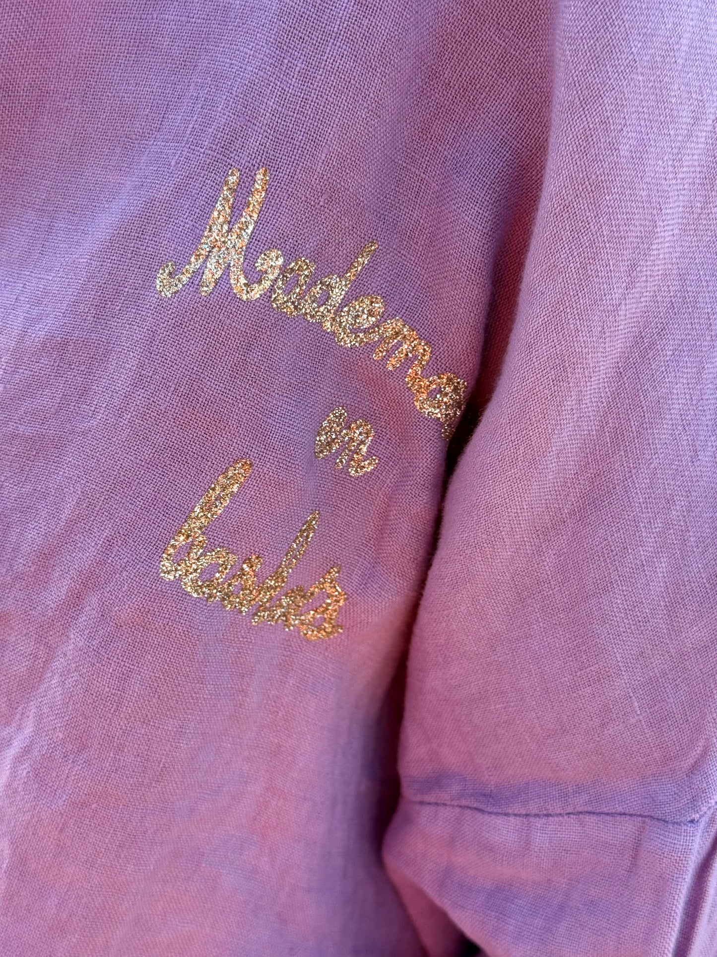 BLUSA LINO MALVA