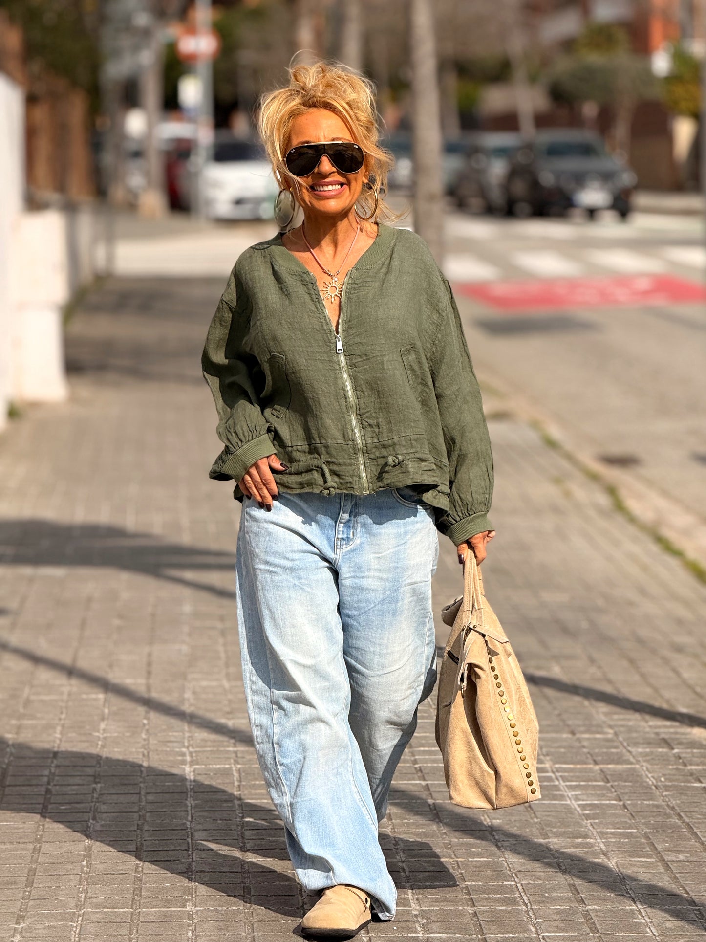 BOMBER LINO CAMILLE MULTICOLOR