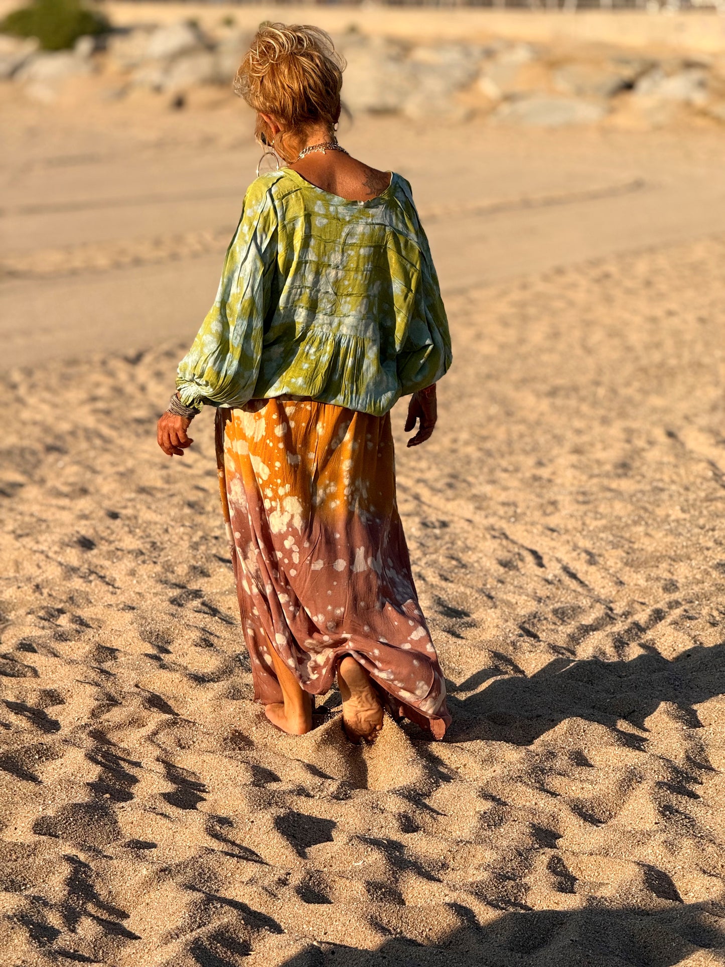VESTIDO KAFTAN SUPER OVERSIZE MULTICOLOR