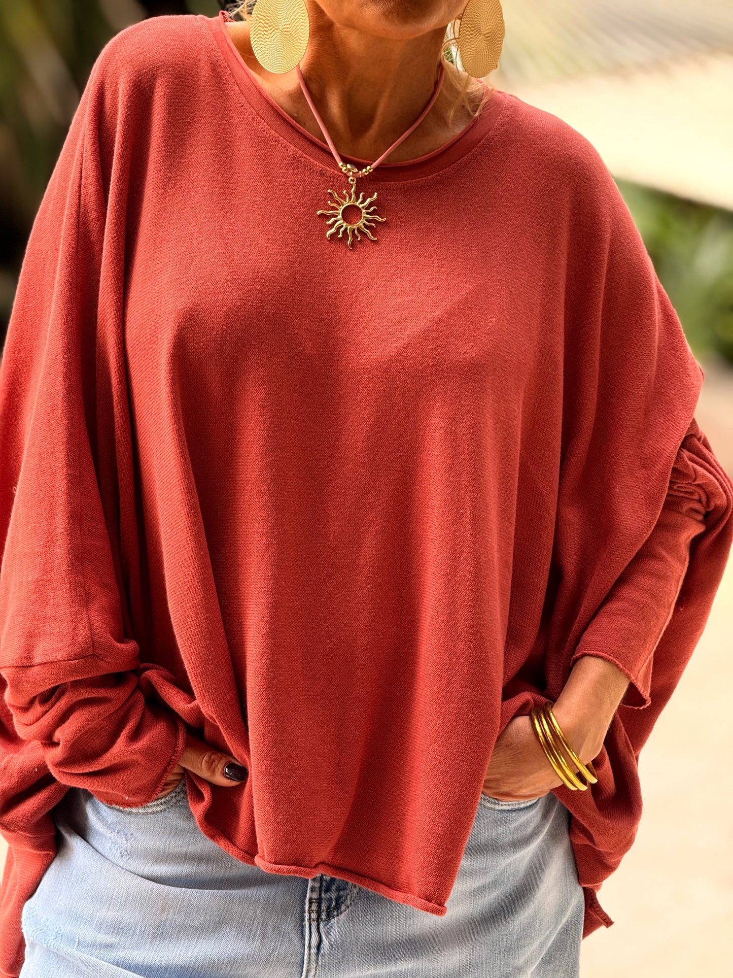 CAMISETA DESGASTADA SUPER OVERSIZE DANI MULTICOLOR