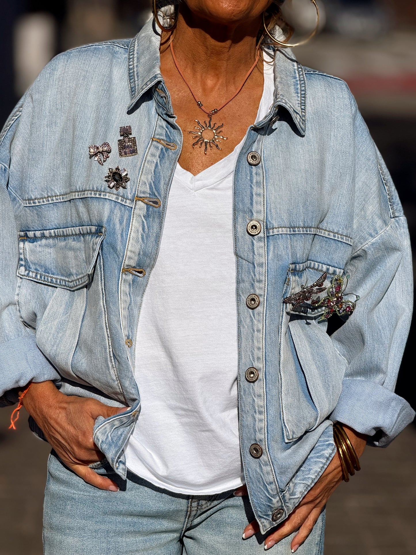 SET BROCHE GRACE ROSA