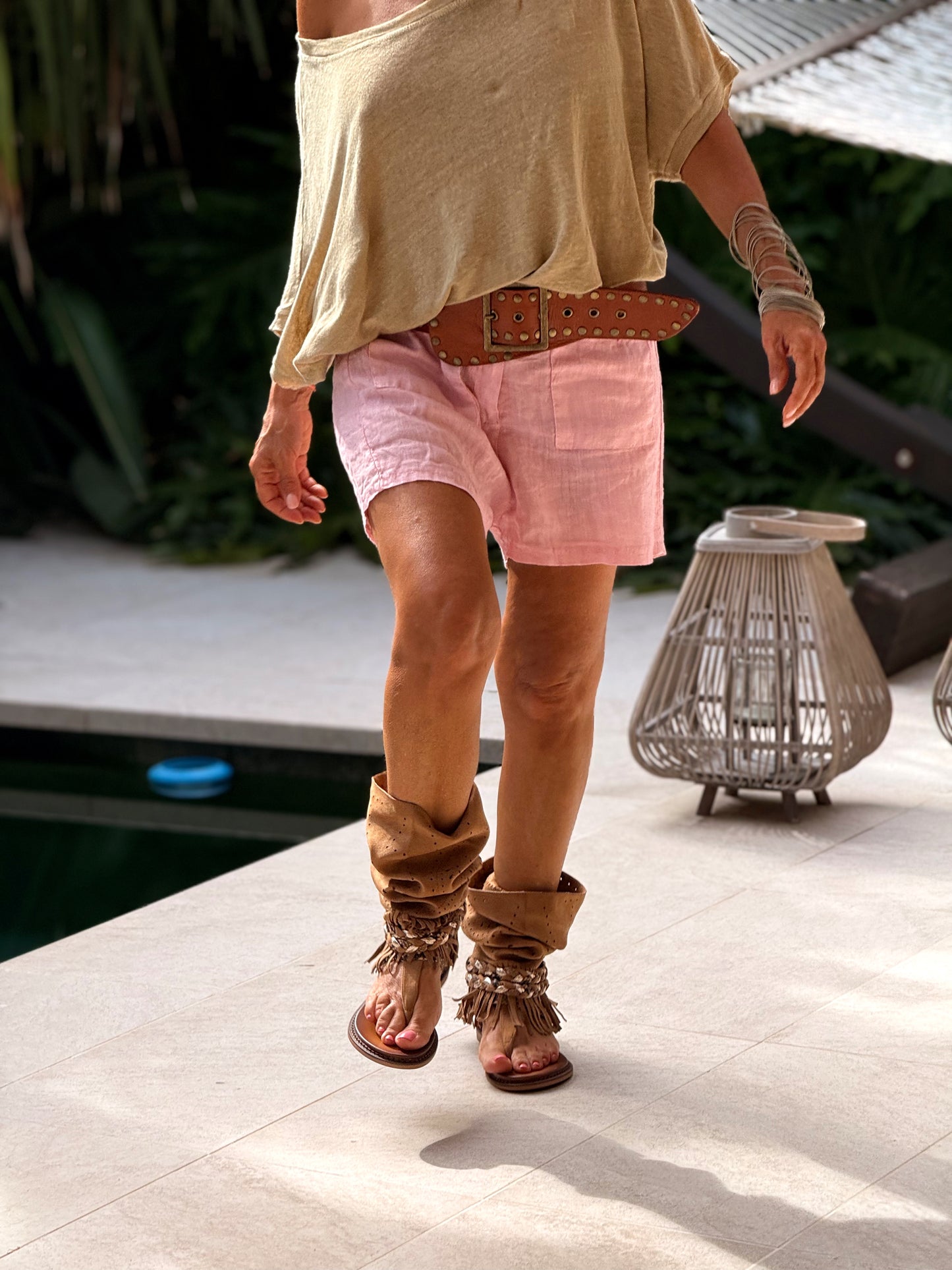 BOTAS-SANDALIAS HIPPIE BOHO MULTICOLOR