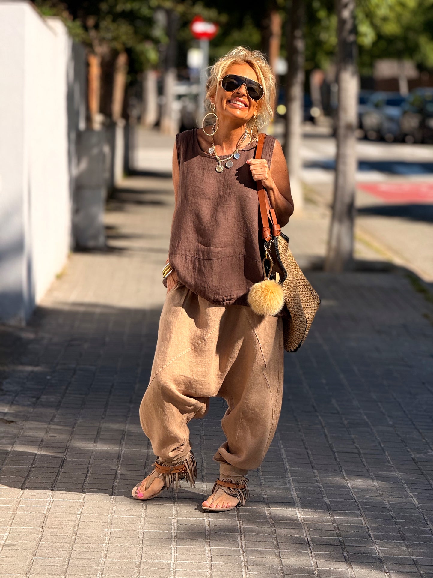 BLUSA LINO ARTHUR MULTICOLOR