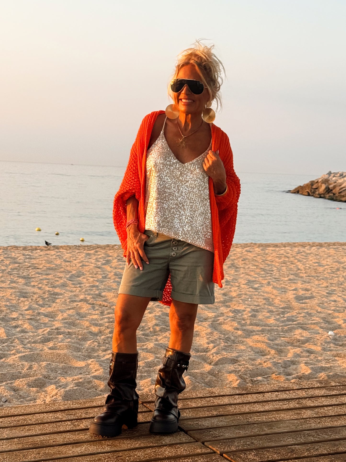 CHAQUETA AGUJERO SABINE MULTICOLOR