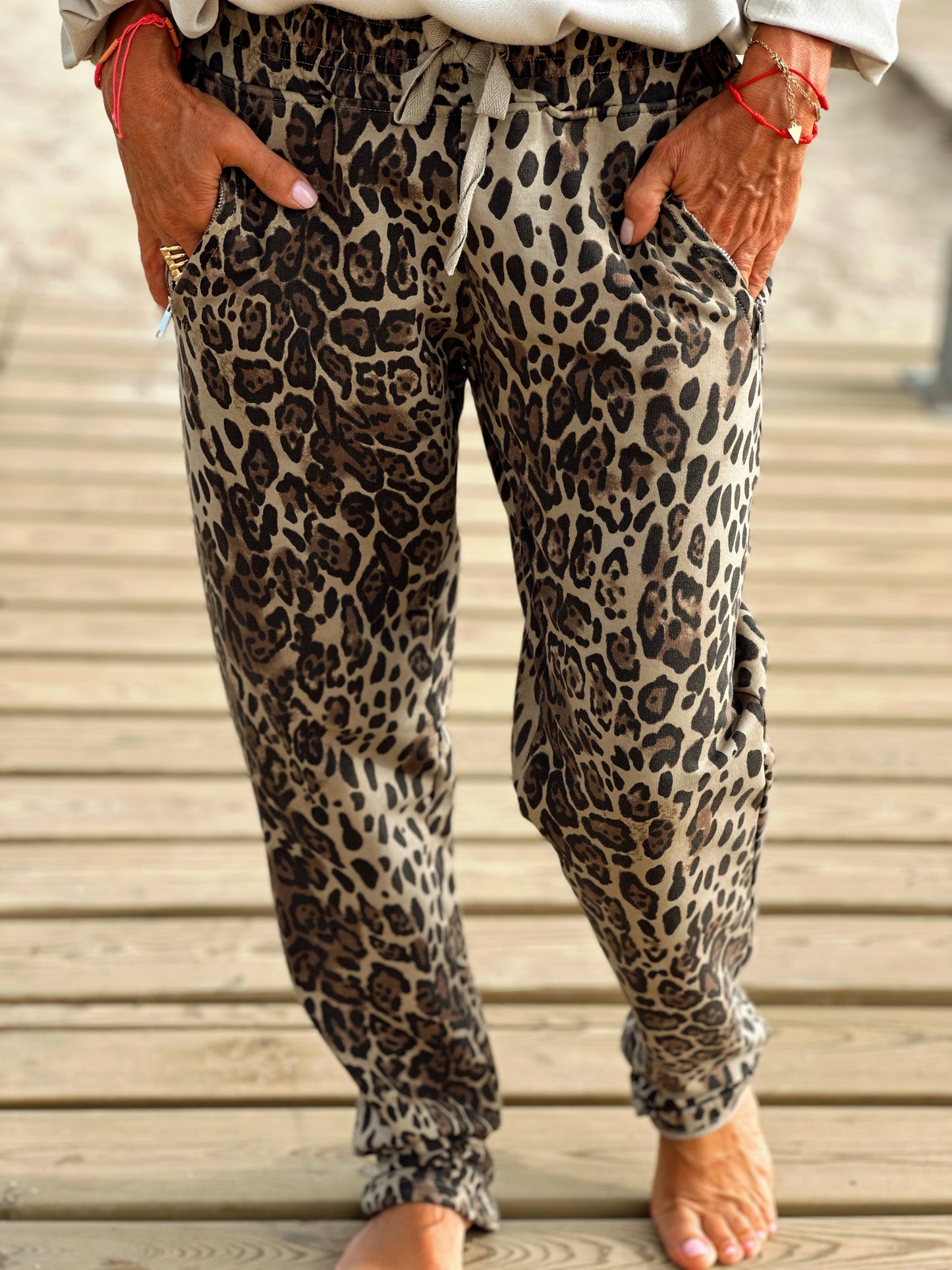 PANTALON LEOPARDO CAMEL