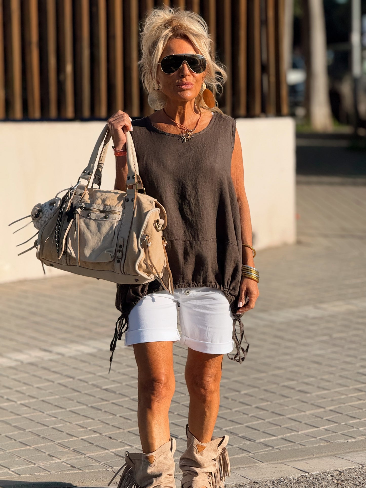 BLUSA LINO ARTHUR MULTICOLOR