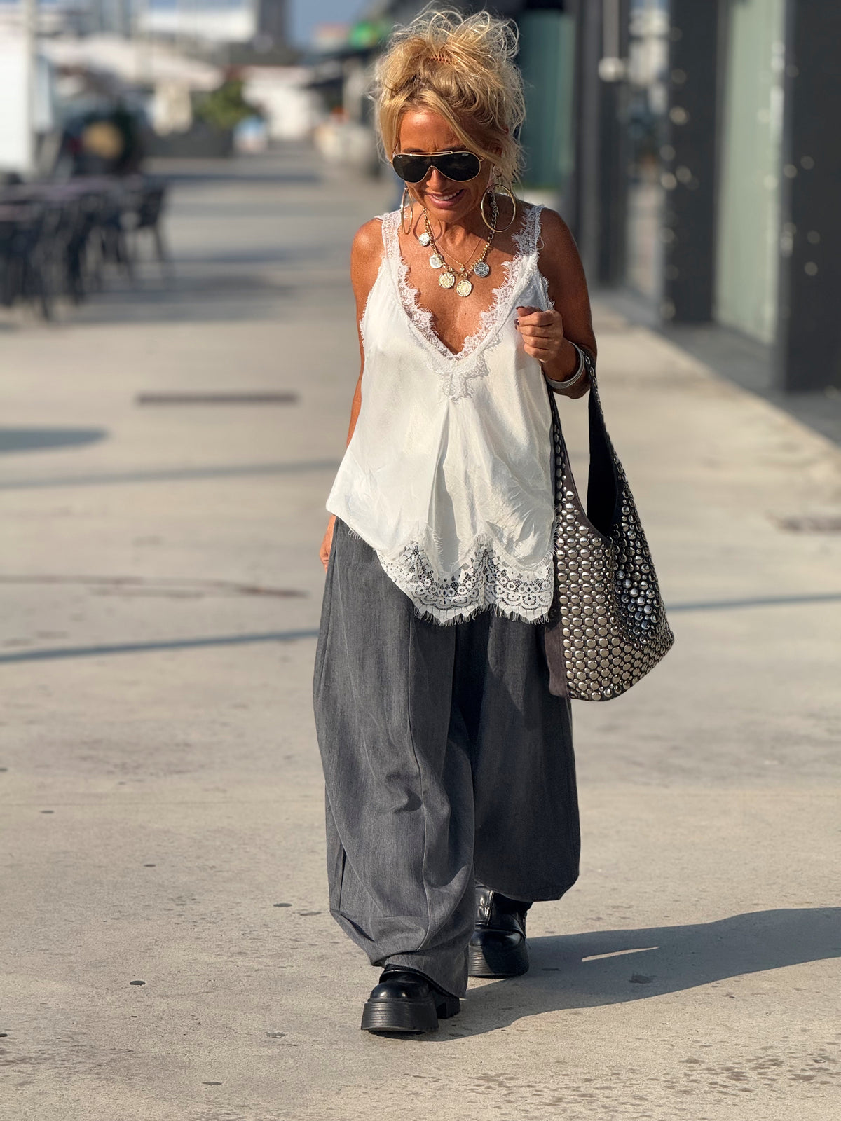 PANTALON OVERSIZE EDU GRIS